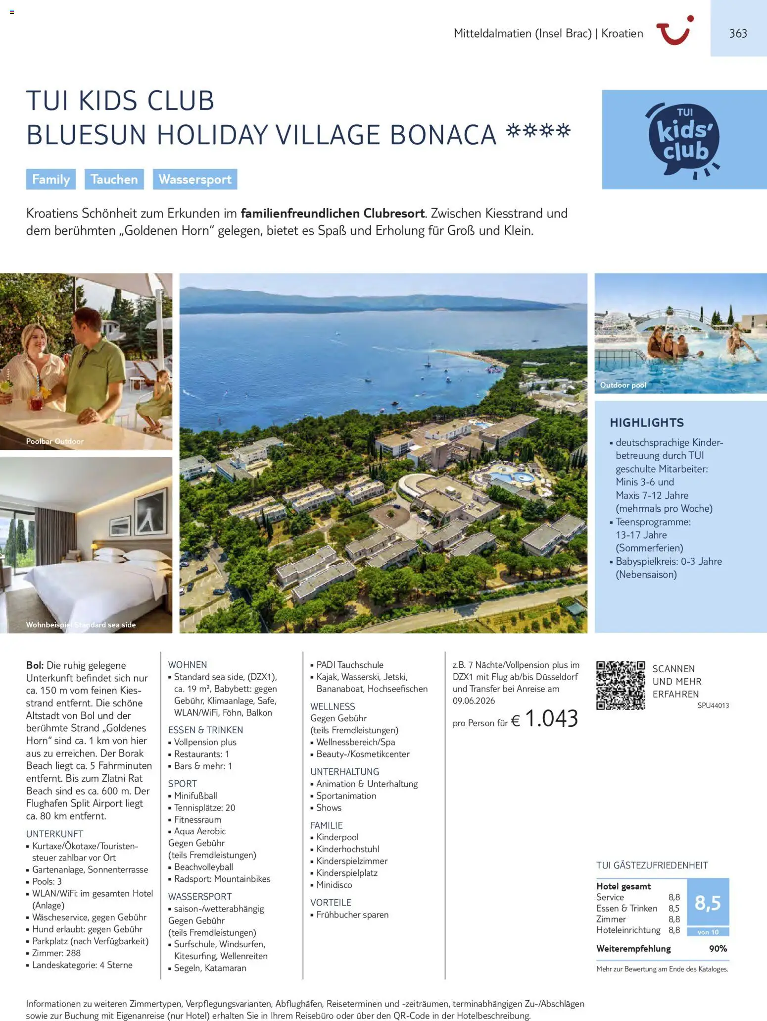TUI Prospekt Südeuropa & Nordafrika 2026/27 – gültig ab 03.03.2026 | Seite: 363 | Produkte: Babybett
