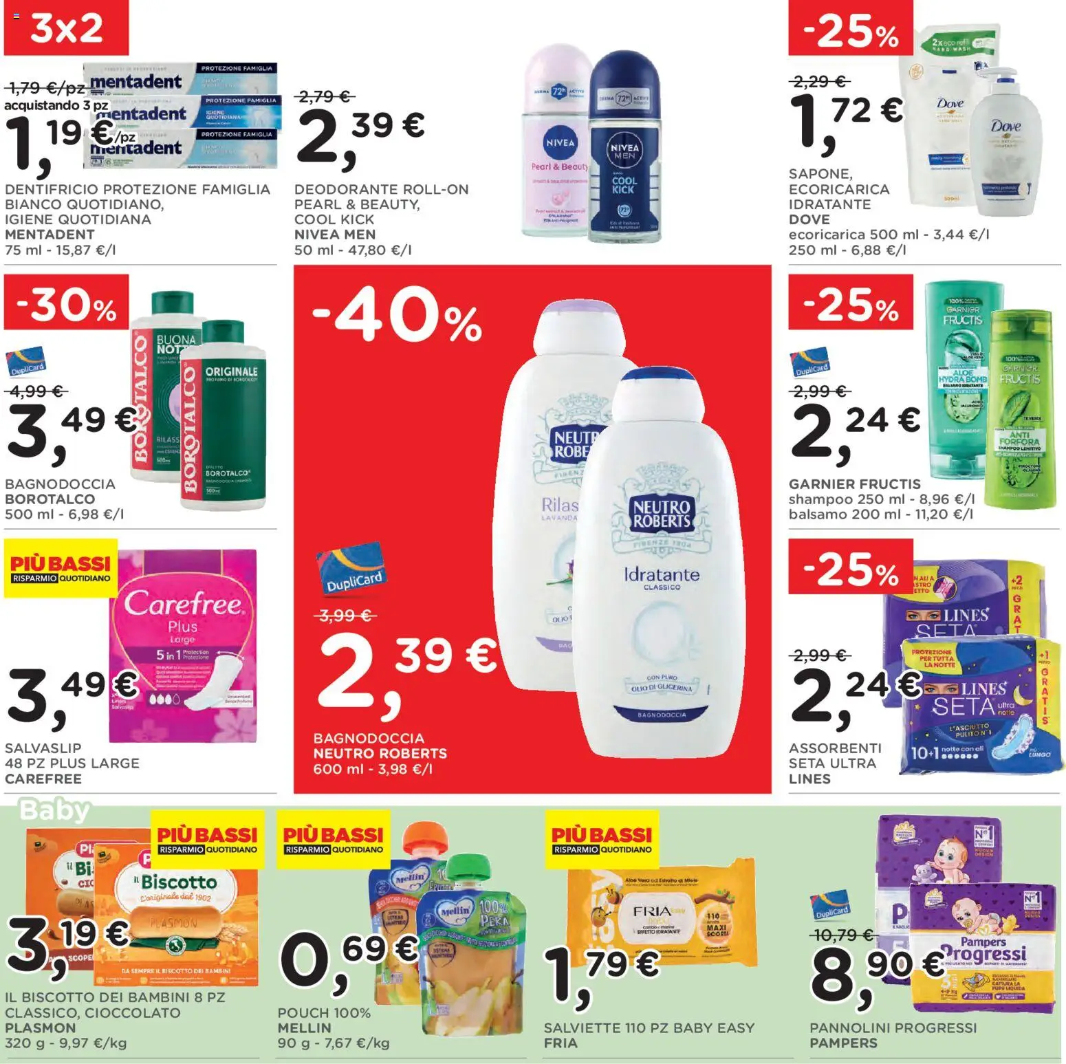 Volantino Poli del 30/09/2026 | Pagina: 29 | Prodotti: Shampoo, Pampers, Assorbenti, Miele