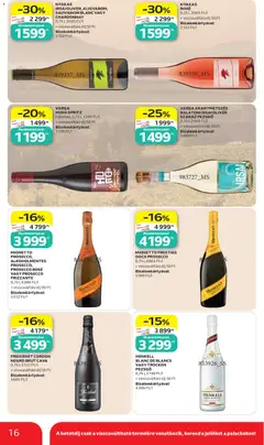 Auchan Szúrkolj velünk - amely érvényes a következő dátumtól: 11.06.2026 | Oldal: 16 | Termékek: Pezsgő