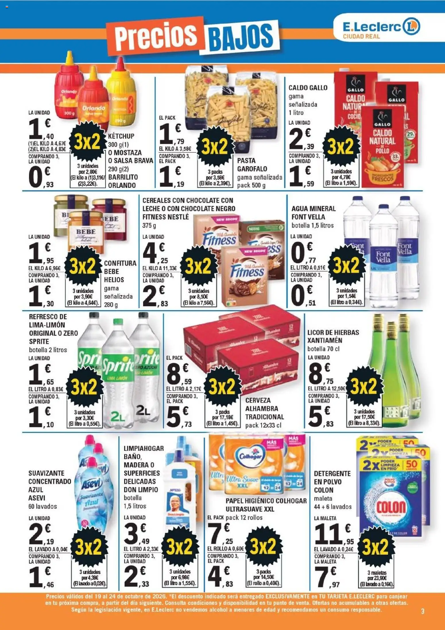 Folleto E Leclerc - Página 3 - Ofertas válidas hasta el 24 de octubre de 2026