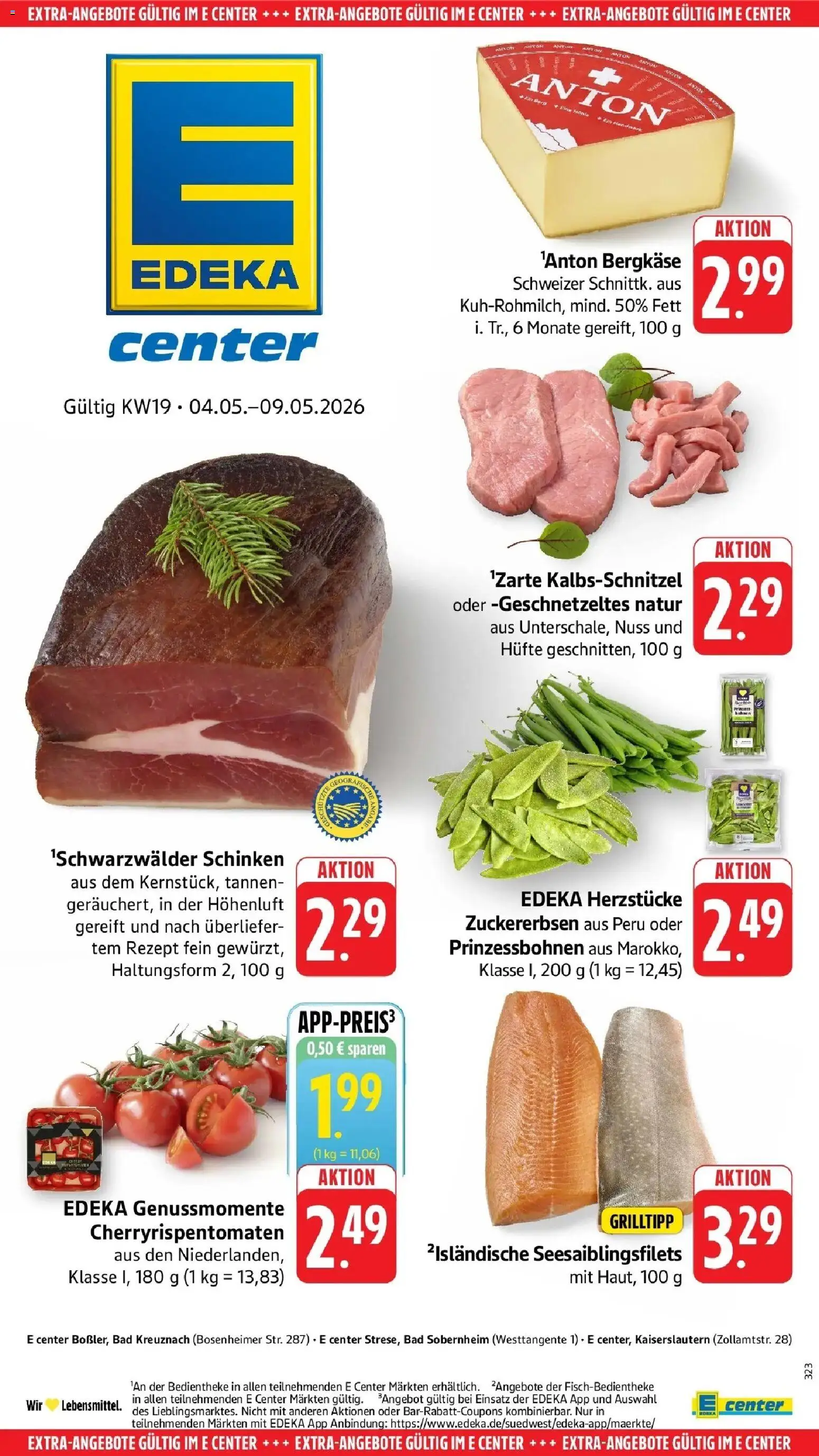 E center Prospekt Bad Kreuznach	 (ab 04.05.2026) zum Blättern | Seite: 55 | Produkte: Bad, Schinken