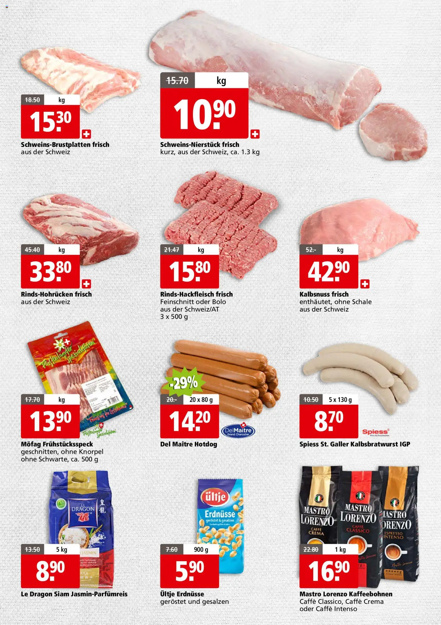 Aligro aktionen Business Schlieren, Gossau SG, Frauenfeld, Rapperswil-Jona, Sargans, Bern – gültig ab 10.08.2026 | Seite: 3 | Produkte: Erdnüsse