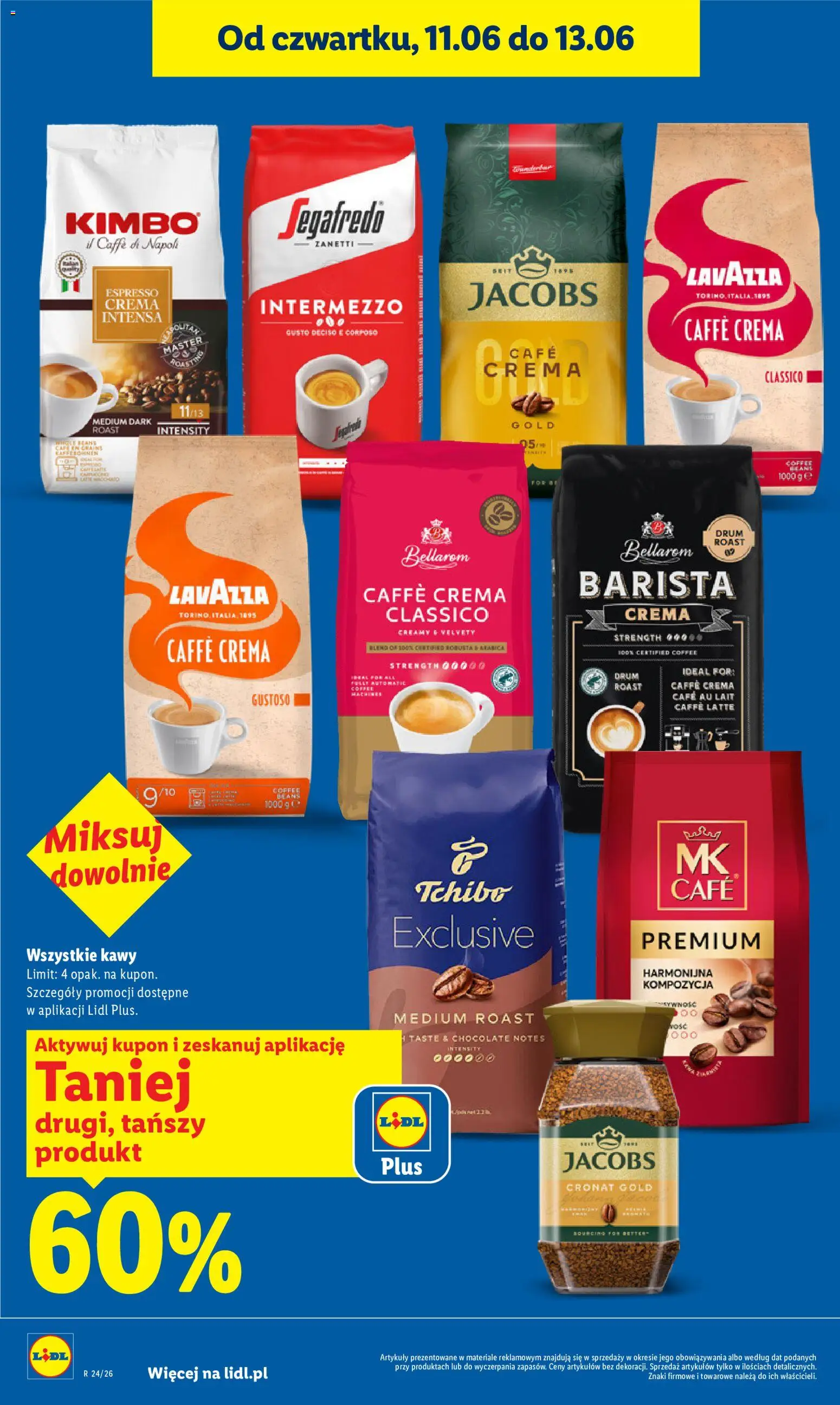 Lidl gazetka od 11.06.2026 | Strona: 14 | Produkty: Lavazza, Tchibo exclusive, Tchibo