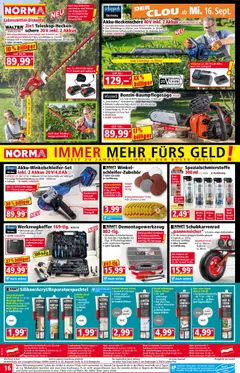 Norma Flugblatt ab 14.09.2026 gültig | Seite: 16 | Produkte: Koffer, Adapter