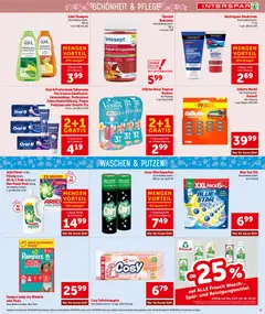 Interspar Flugblatt ab 08.10.2026 gültig | Seite: 19 | Produkte: Rasierer, Pampers, Shampoo, Handcreme