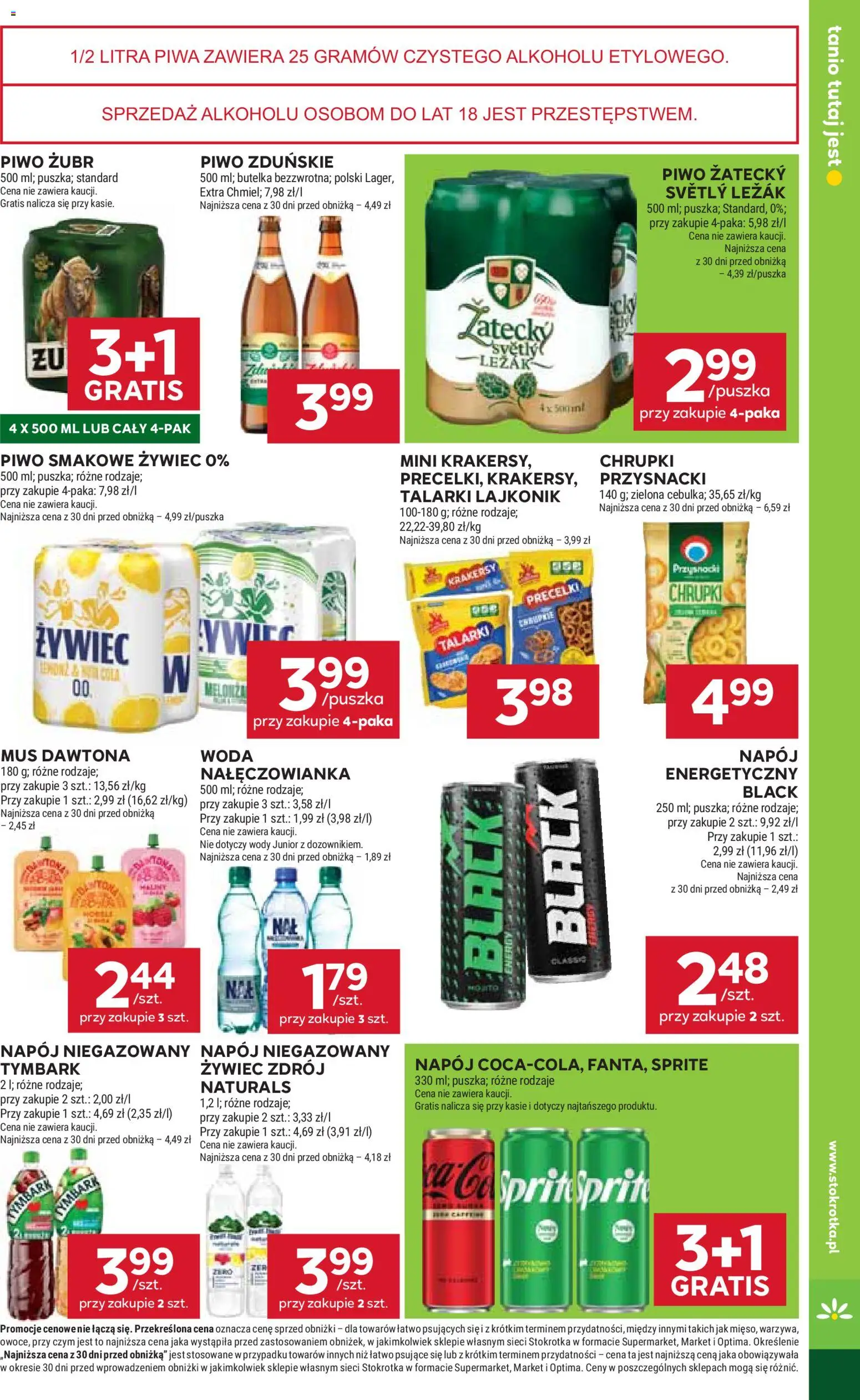 Stokrotka gazetka - Market od 29.10.2026 | Strona: 34 | Produkty: Tymbark, Sprite, Leżak, Krakersy