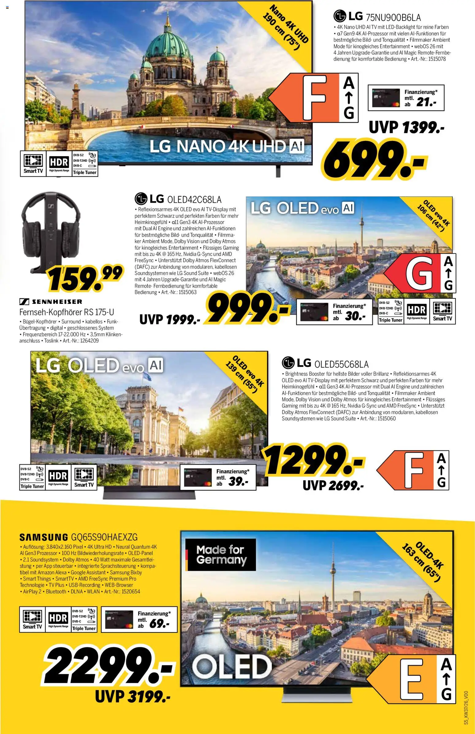 Medimax Prospekt – gültig ab 05.09.2026 | Seite: 5 | Produkte: LG, Samsung, Soundsystem, TV