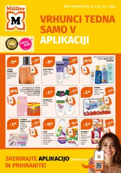 Müller katalog akcije – veljaven od 20.07.2026