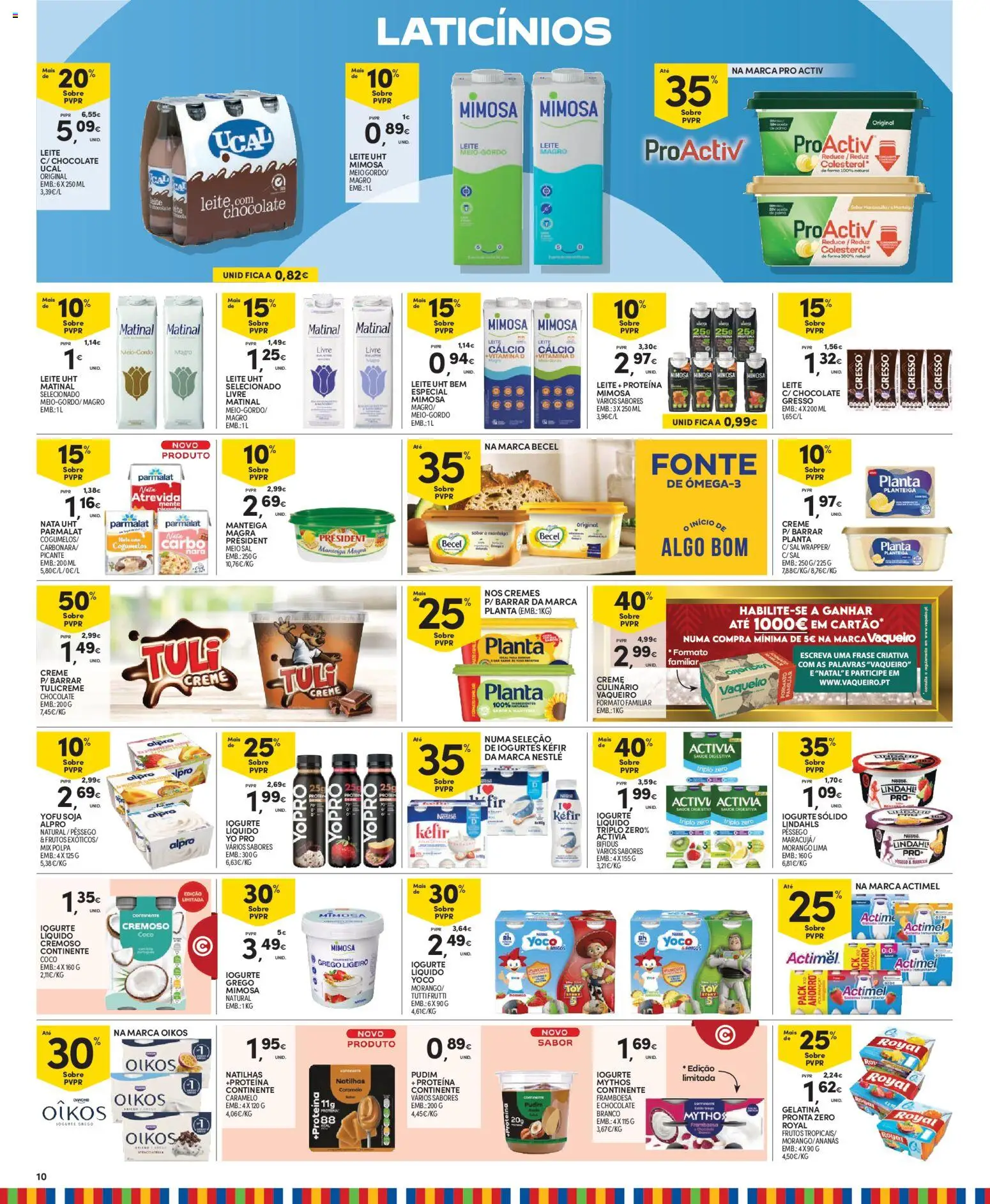 Continente folheto Madeira │ válido de 27/10/2026 | Página: 10 | Produtos: Gelatina, Kefir, Vitamina d, Lima