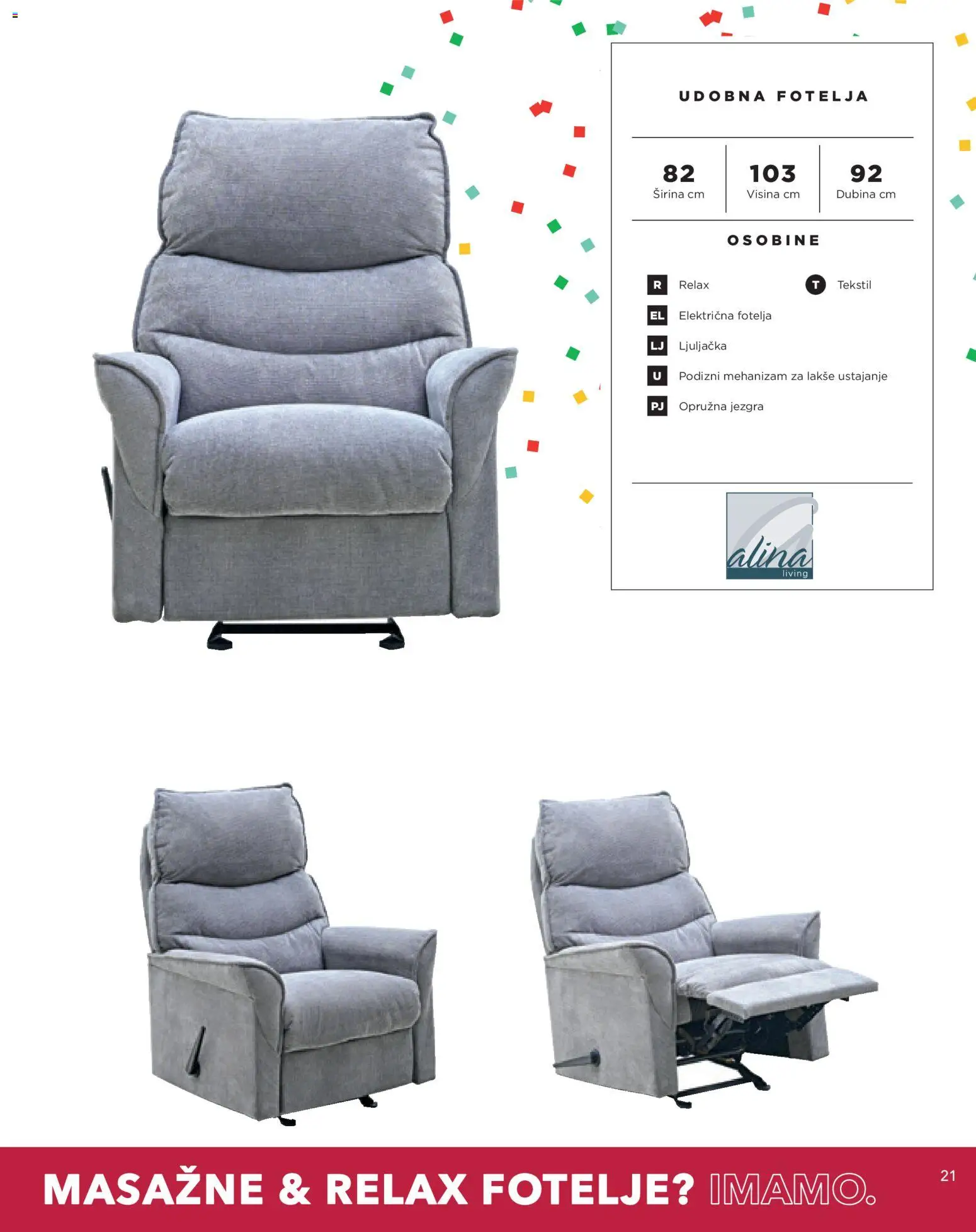 Harvey Norman katalog | vrijedi od 01.09.2026 | Stranica: 21 | Proizvodi: Fotelja, Ljuljačka