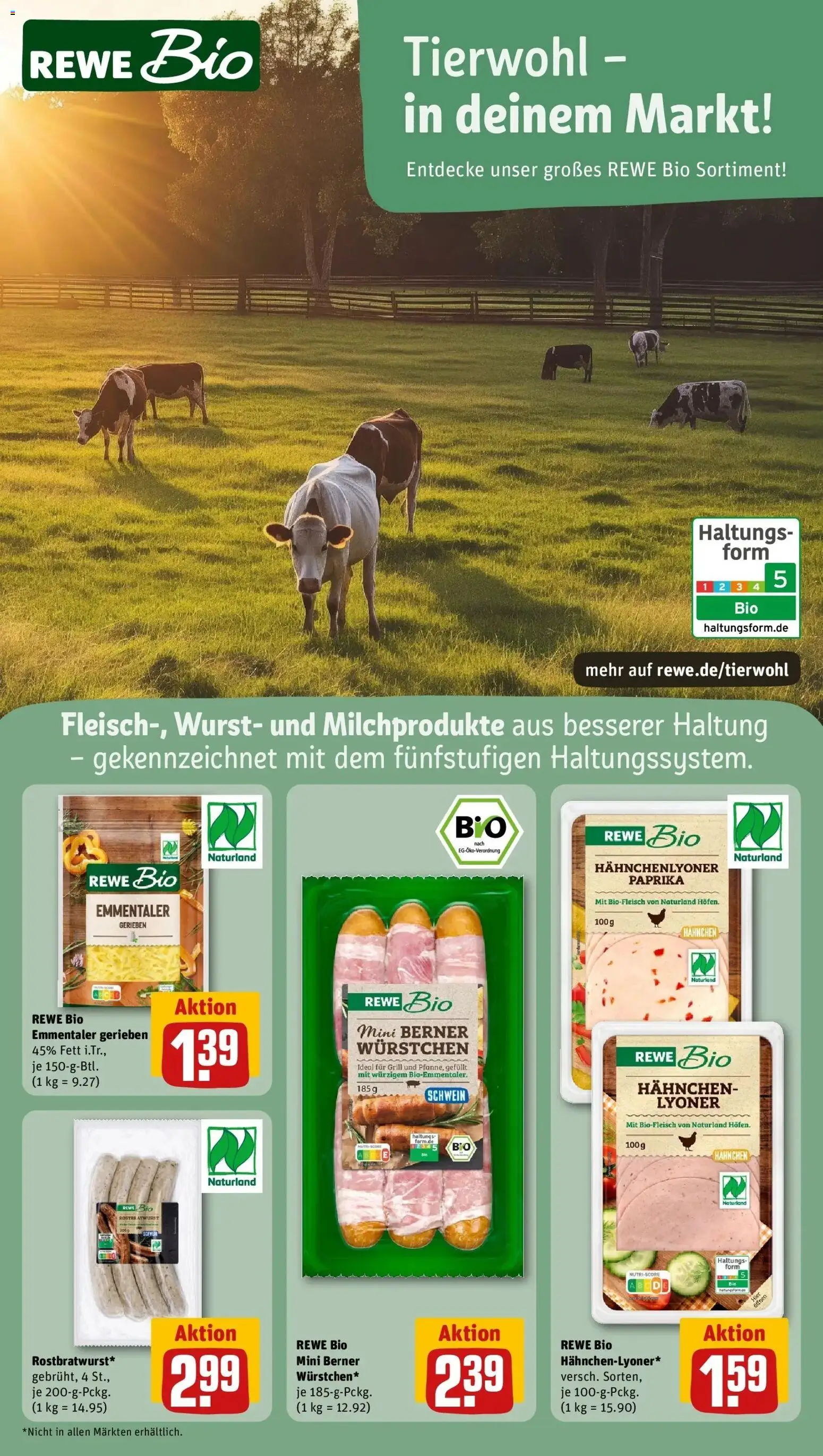REWE Prospekt ab 03.08.2026 zum Blättern » Angebote | Seite: 15 | Produkte: Grill, Hahnchen, Paprika, Wurst