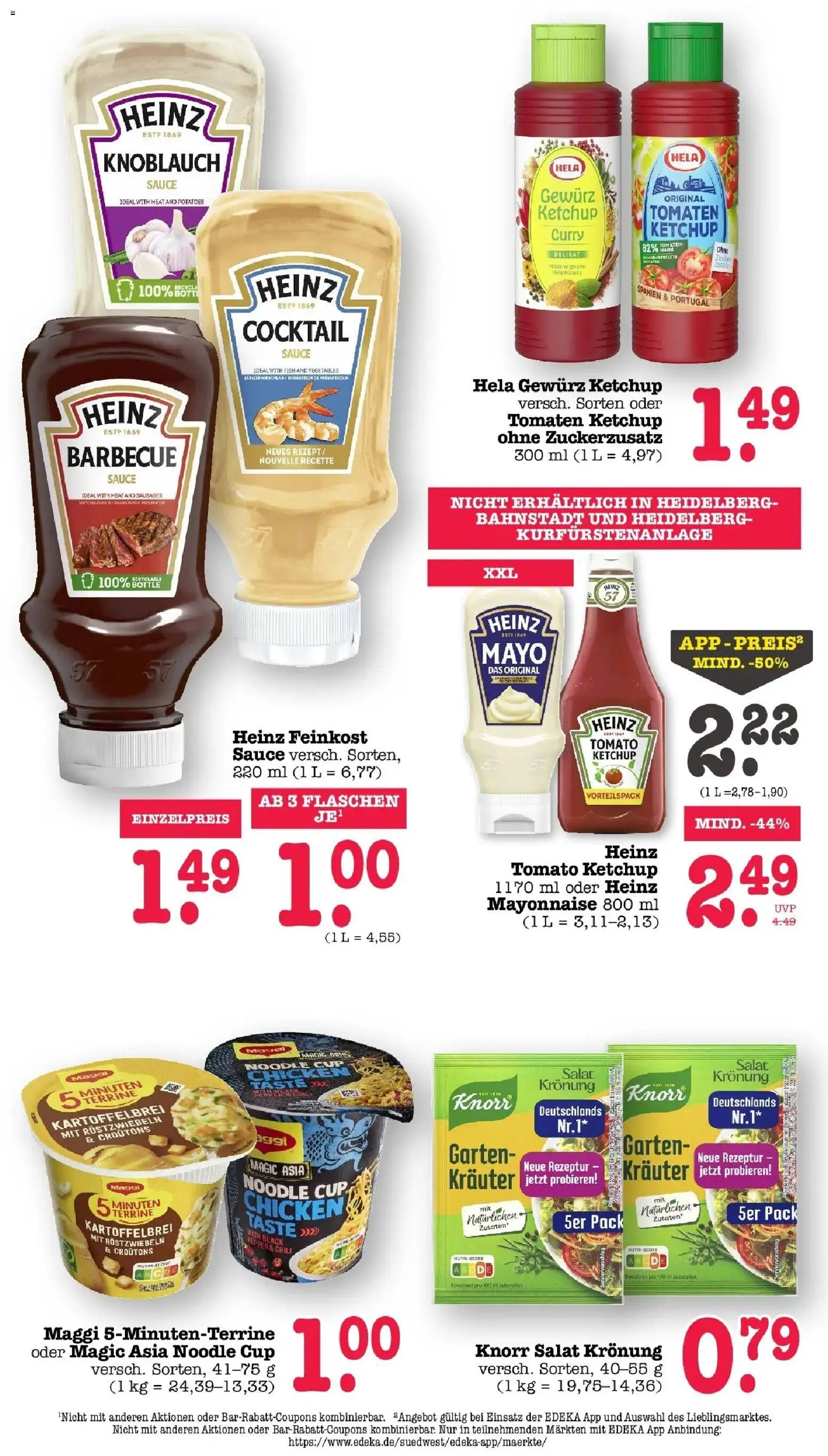 Edeka Prospekt Heidelberg (ab 24.08.2026) » Angebote Online | Seite: 31 | Produkte: Knorr, Mayonnaise, Knoblauch, Salat