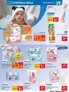 Spar katalog akcije – veljaven od 20.05.2026 | Stran: 44 | Izdelki: Plenice, Vložki, Robčki, Zobna scetka