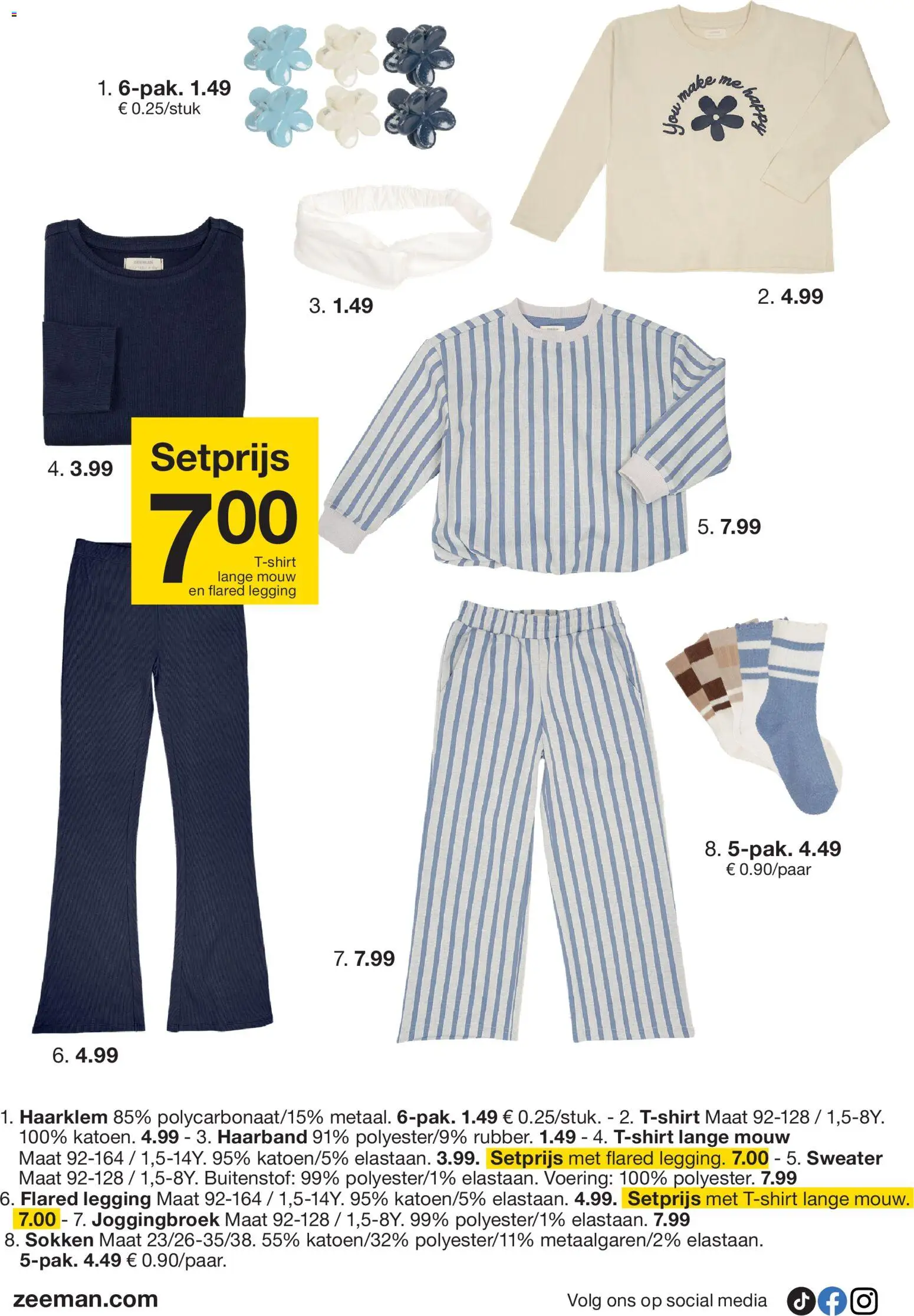 {H1} | Pagina: 4 | Producten: Sokken, Legging, Sweater