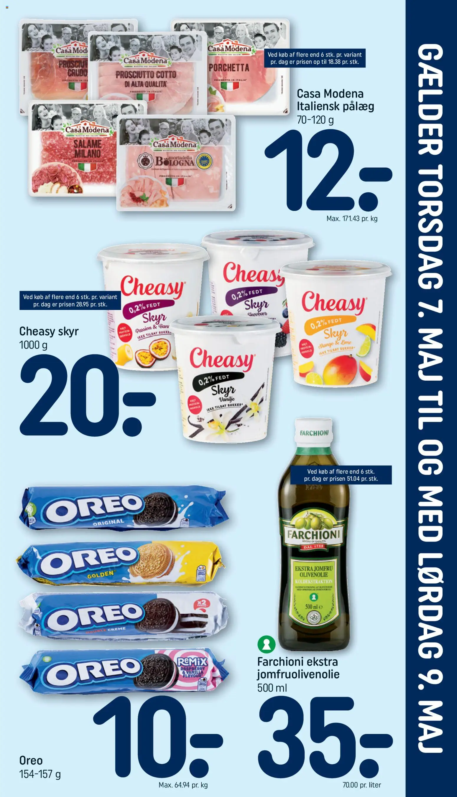 Rema 1000 tilbudsavis – gyldig fra 07.05.2026 | Side: 3 | Produkter: Skyr, Cookies, Lime, Vanilje