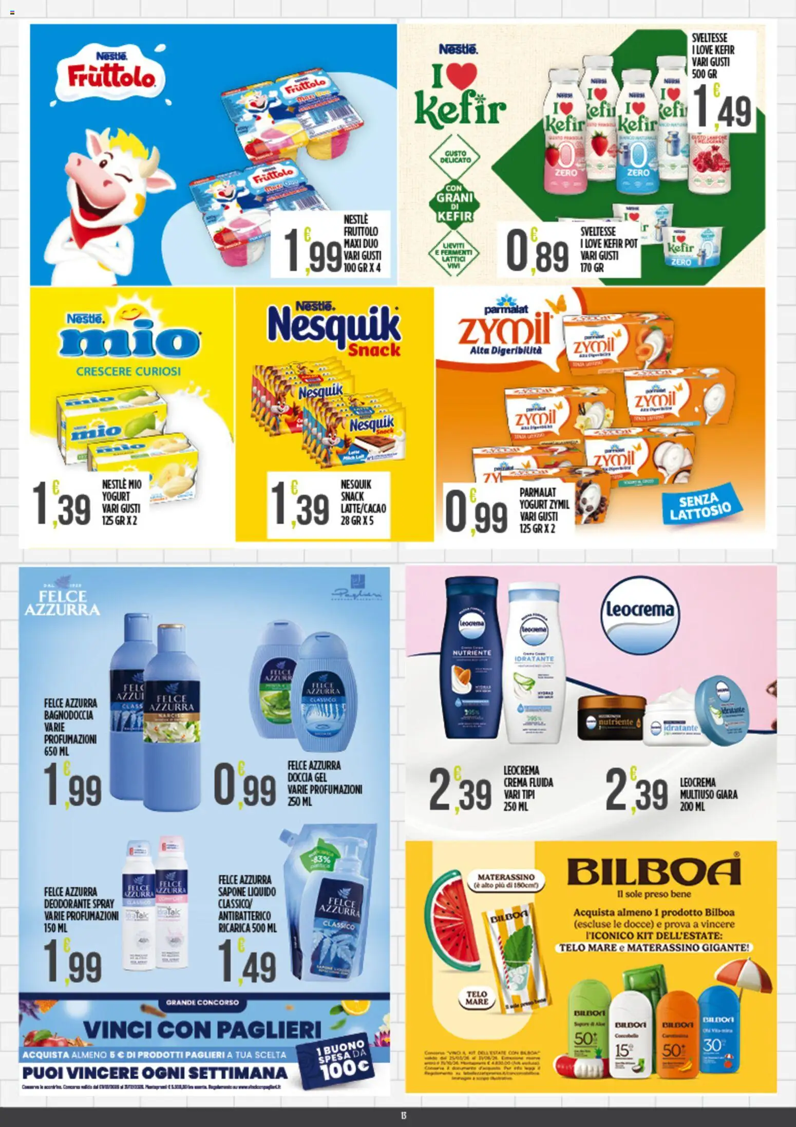 Volantino Euroesse del 18.05.2026 | Pagina: 13 | Prodotti: Crema, Yogurt, Sapone, Doccia