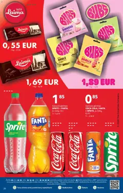AIBE leidinys galioja nuo 2026.10.01 | Puslapis: 20 | Prekių: Gaivusis gėrimas