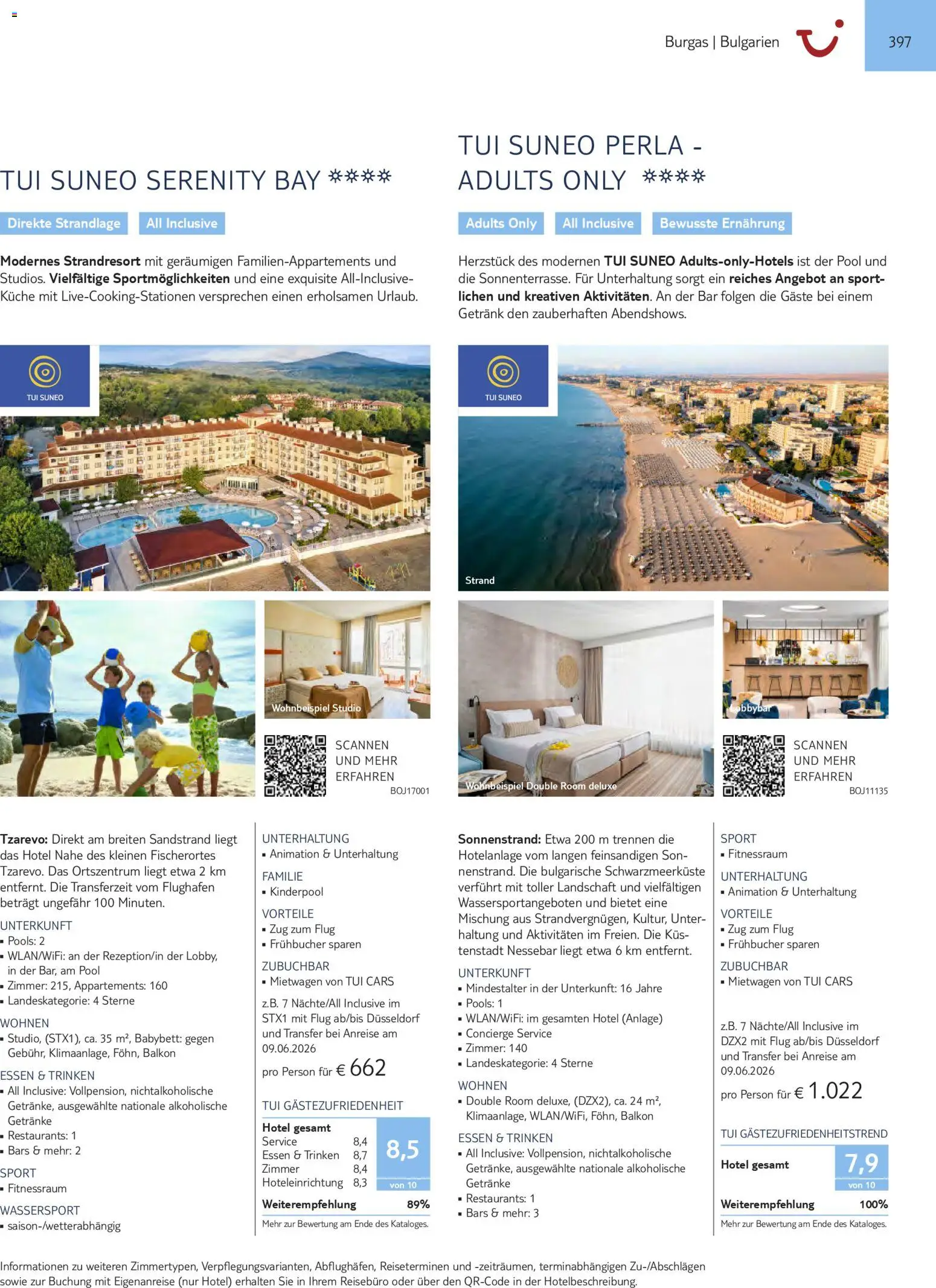 TUI Prospekt Südeuropa & Nordafrika 2026/27 – gültig ab 03.03.2026 | Seite: 397 | Produkte: Babybett, Küche