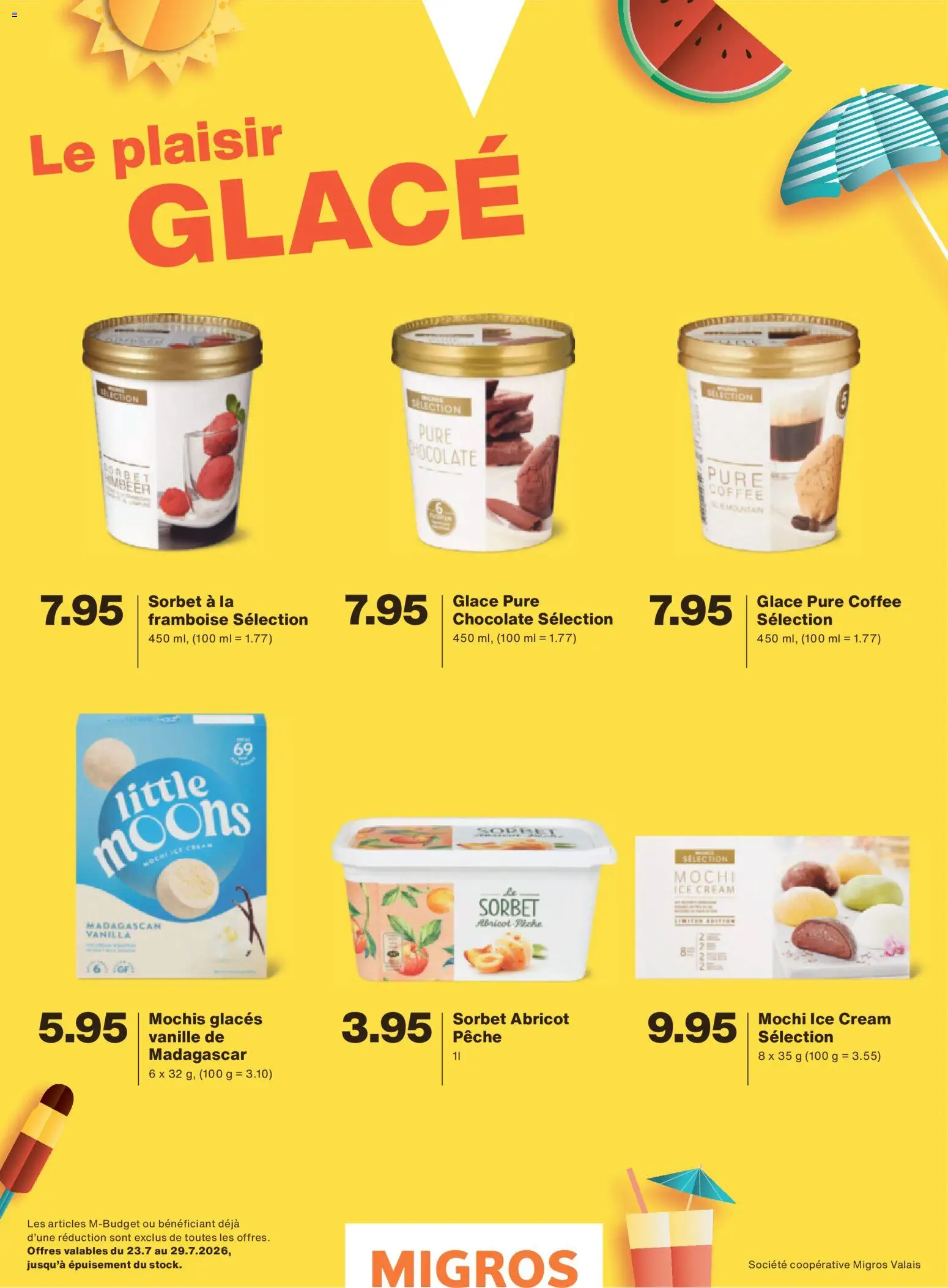 Migros aktionen Magazine FR – gültig ab 22.07.2026 | Seite: 35 | Produkte: Glace