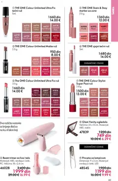Oriflame katalog Maj 2026 - pregled Oriflame kataloga - važi od 13.05.2026 | Strana: 89 | Proizvode: Šminka, Ogledalo, Trimer