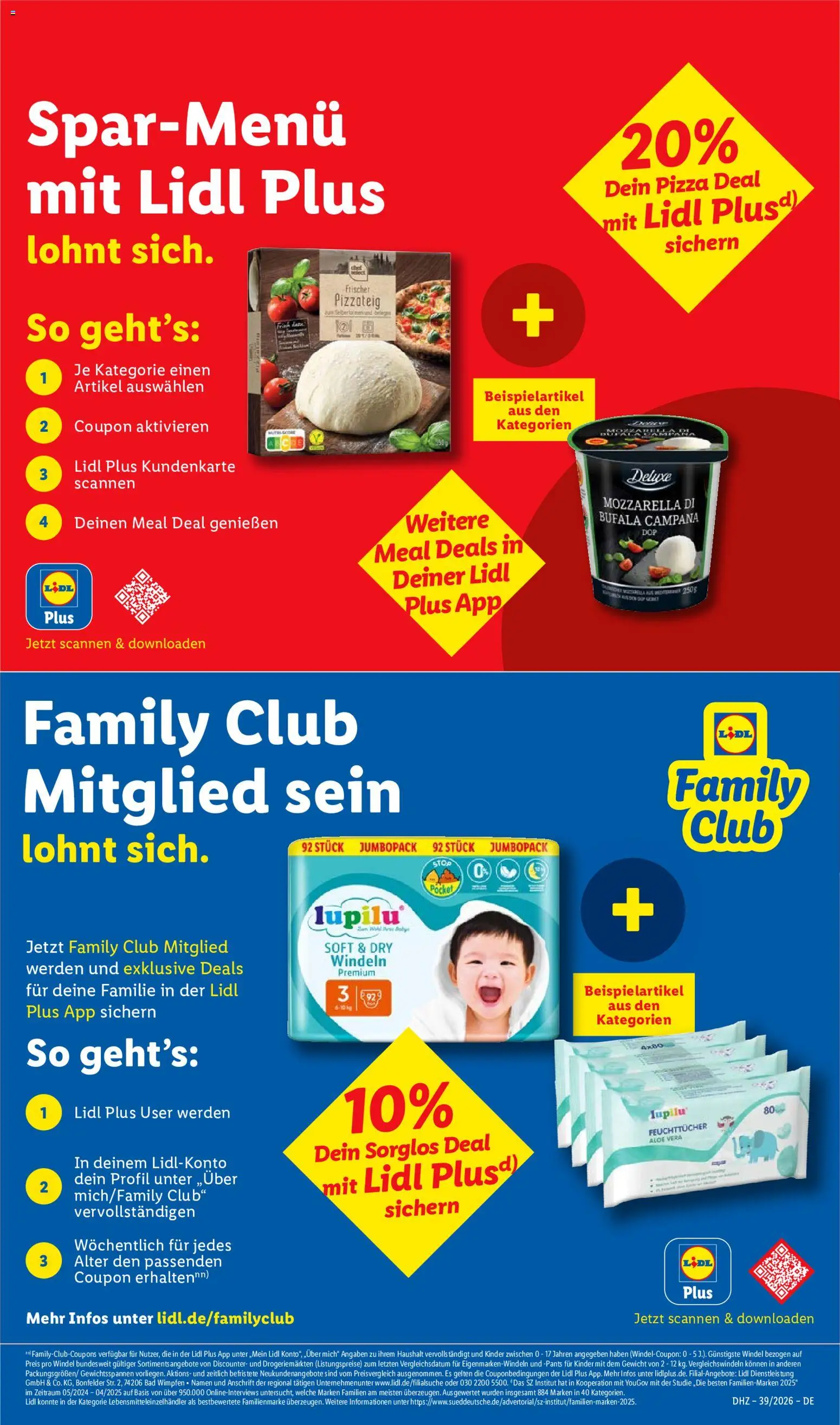 Lidl Německo leták od 21.09.2026 | Strana: 17 | Produkty: Pizza, Deluxe, Aloe vera, Pants