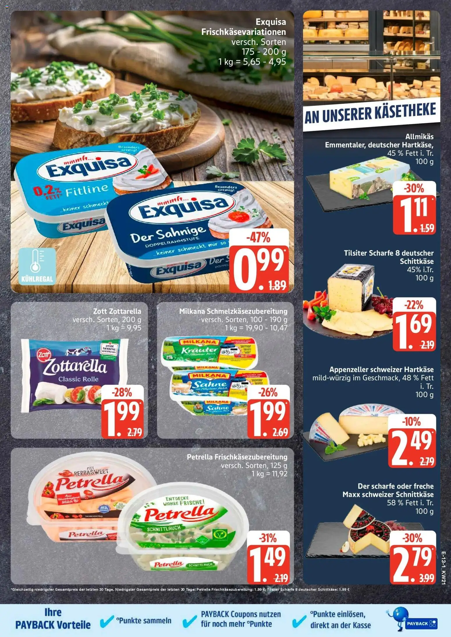Marktkauf Prospekt Mölln	 – gültig ab 17.05.2026 | Seite: 13 | Produkte: Milch, Milkana, Exquisa, Sahne