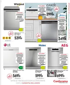 Pré-visualização Conforama folheto válido de 16.04.2026 | Página: 93 | Produtos: Porta, Máquina de lavar, Talheres, Whirlpool