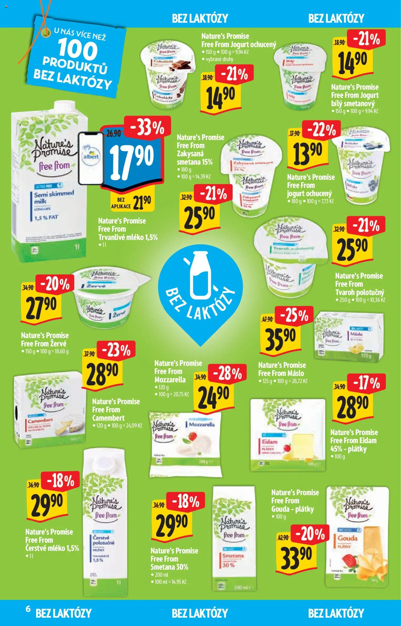 Albert katalog - Supermarket - Bio od 02.09.2026 | Strana: 6 | Produkty: Gouda, Jogurt, Smetana, Cream cheese