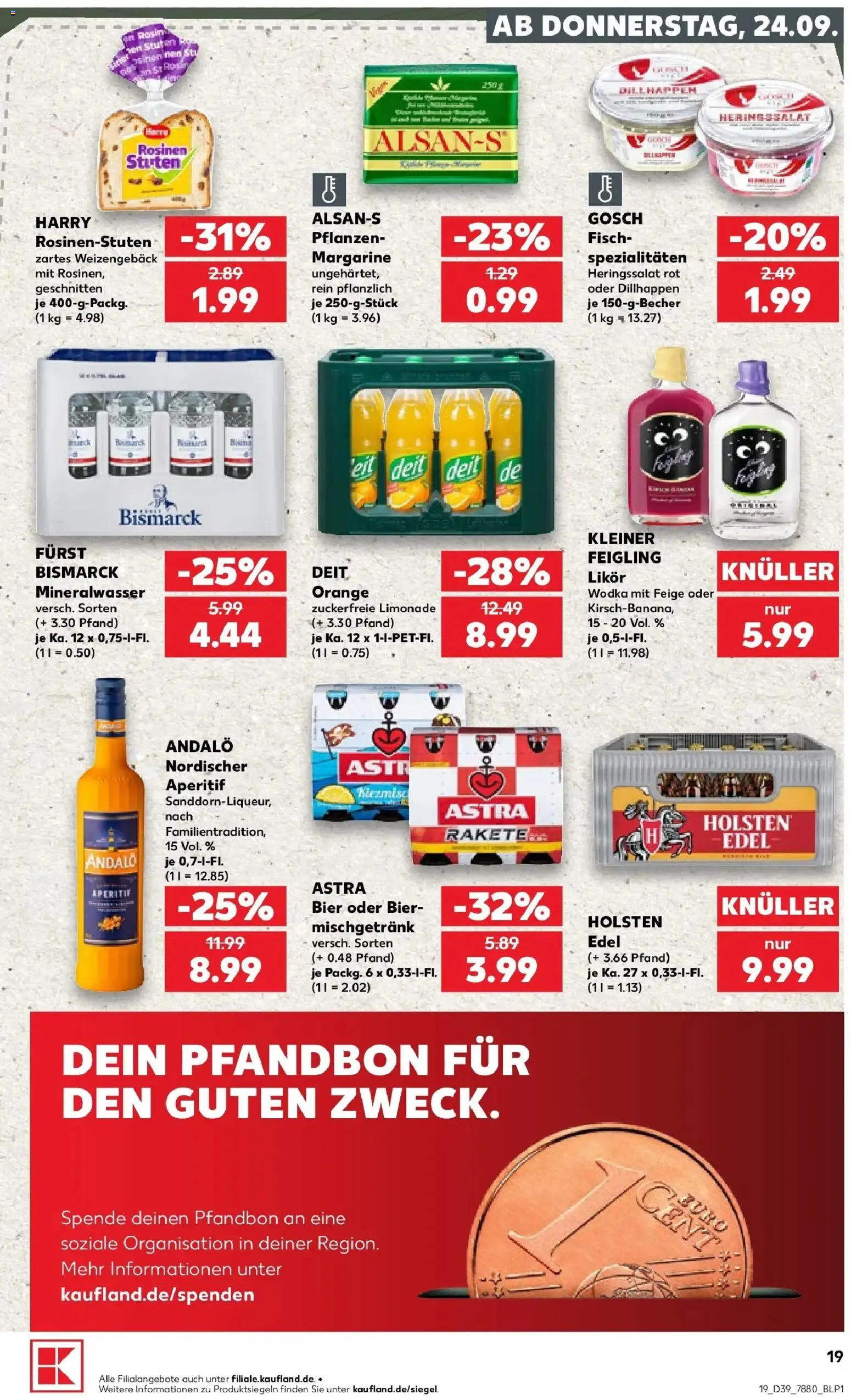 Prospekt Kaufland ab 21.09.2026 » Angebote Online zum Blättern | Seite: 31 | Produkte: Bier, Spezialitäten, Astra, Limonade