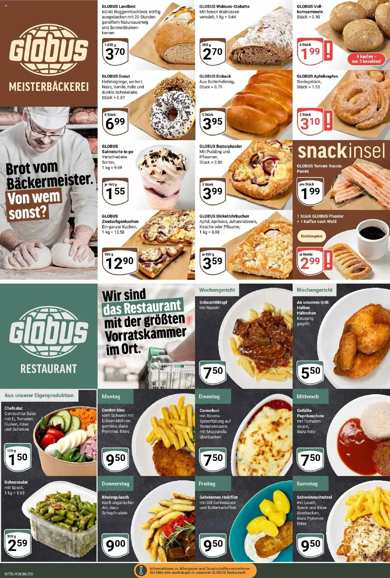 Globus Prospekt Neutraubling (ab 31.08.2026) » Angebote online | Seite: 6 | Produkte: Grill, Kaffee, Pudding, Schinken