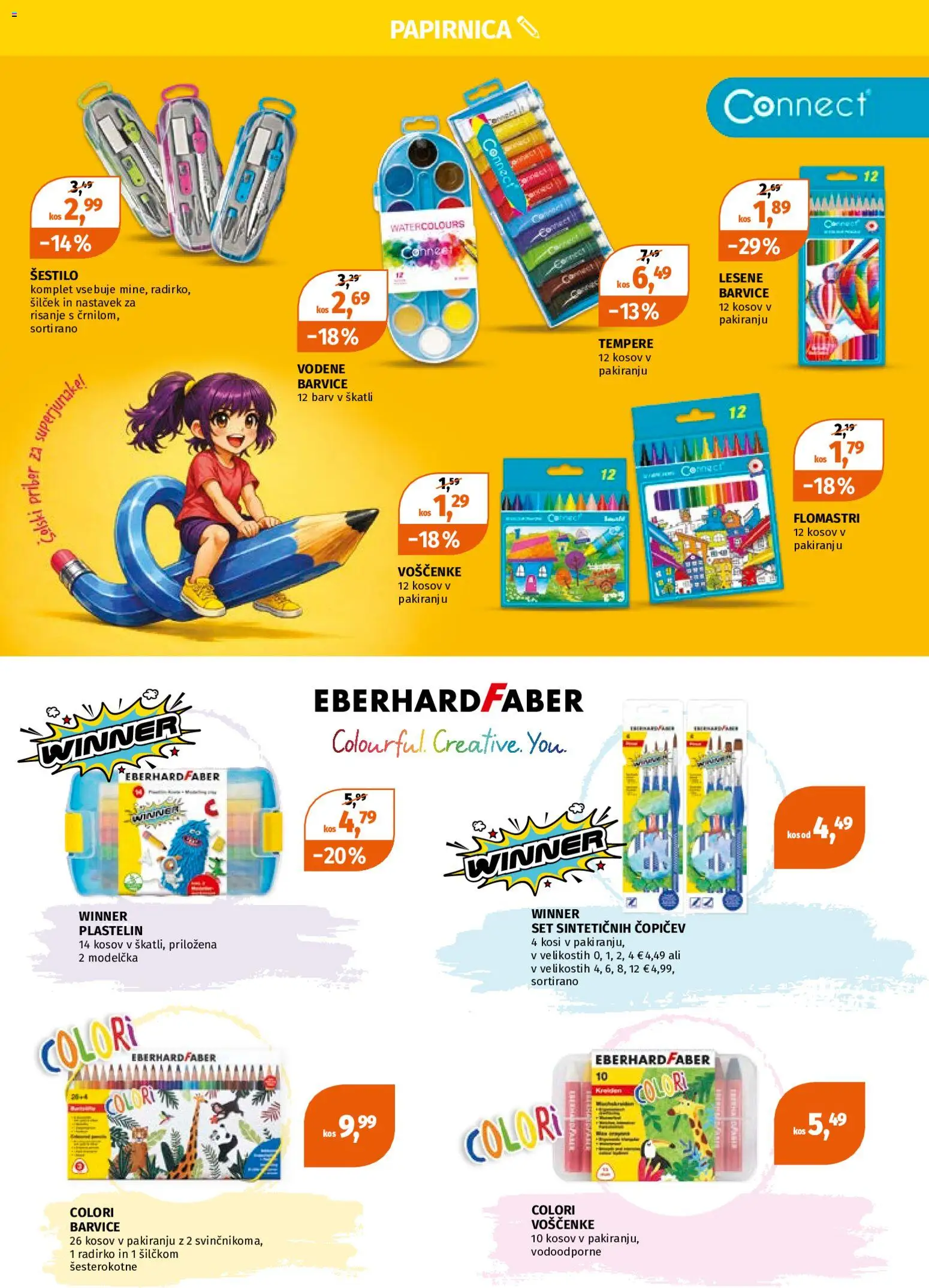 Novi Müller katalog ponudbe – veljaven od 20.07.2026 | Stran: 3 | Izdelki: Barvice, Silcek, Kos