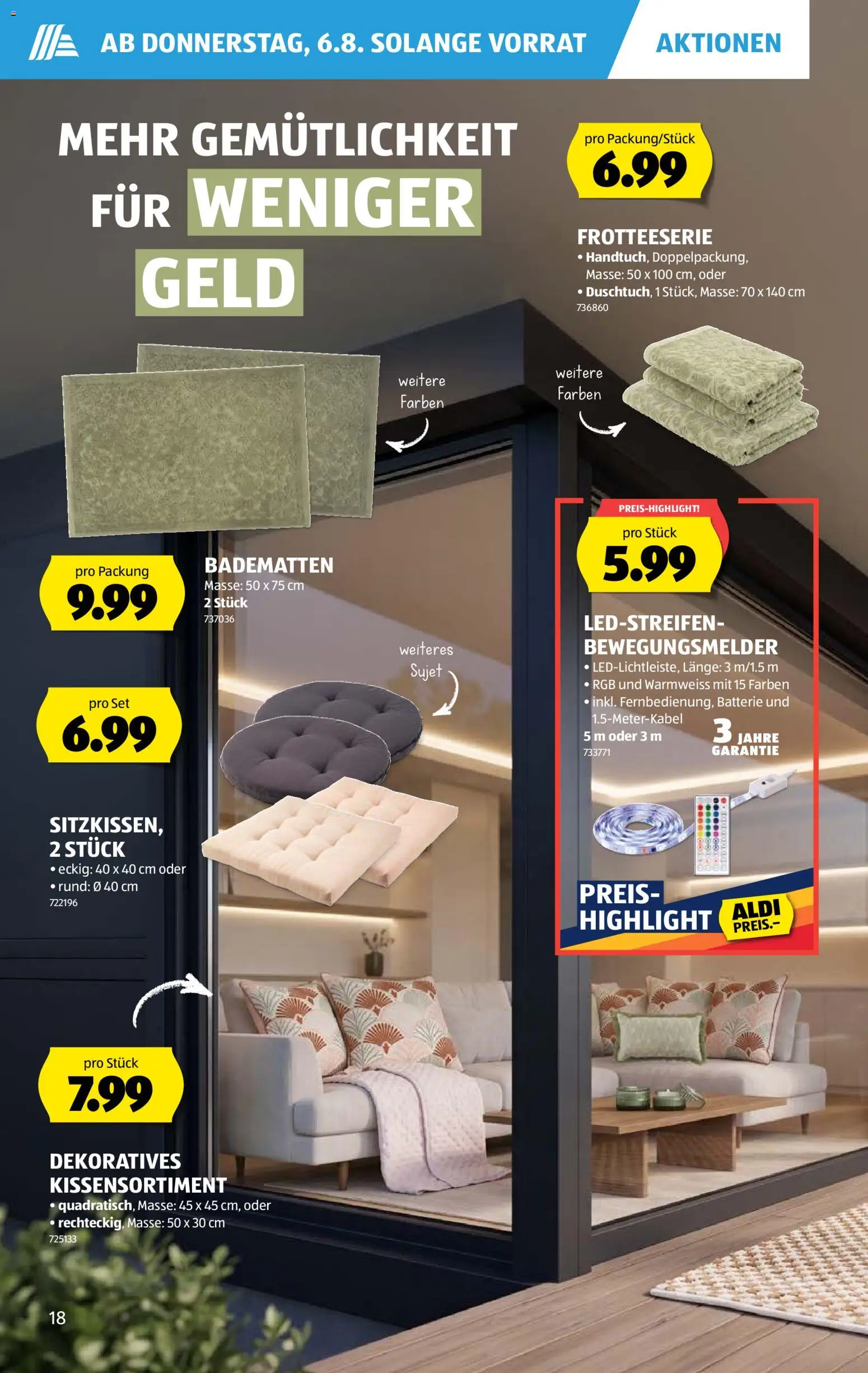 Aldi aktionen – gültig ab 06.08.2026 | Seite: 18 | Produkte: Batterie