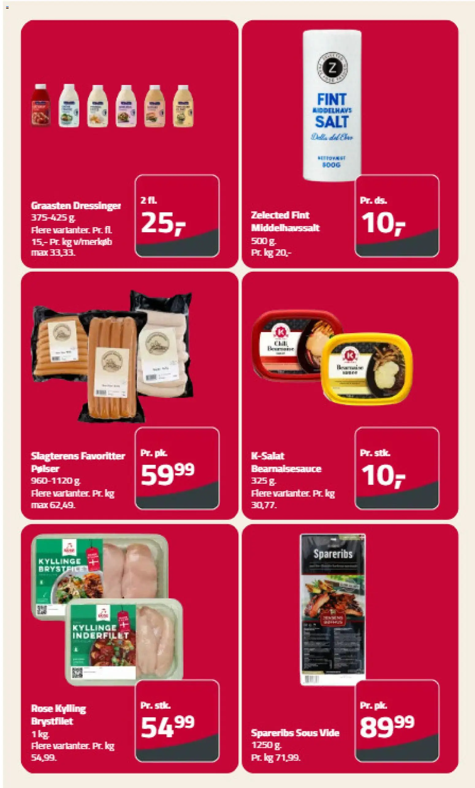 Fleggaard tilbudsavis – gyldig fra 29.04.2026 | Side: 20 | Produkter: Pølser, Salt, Spareribs