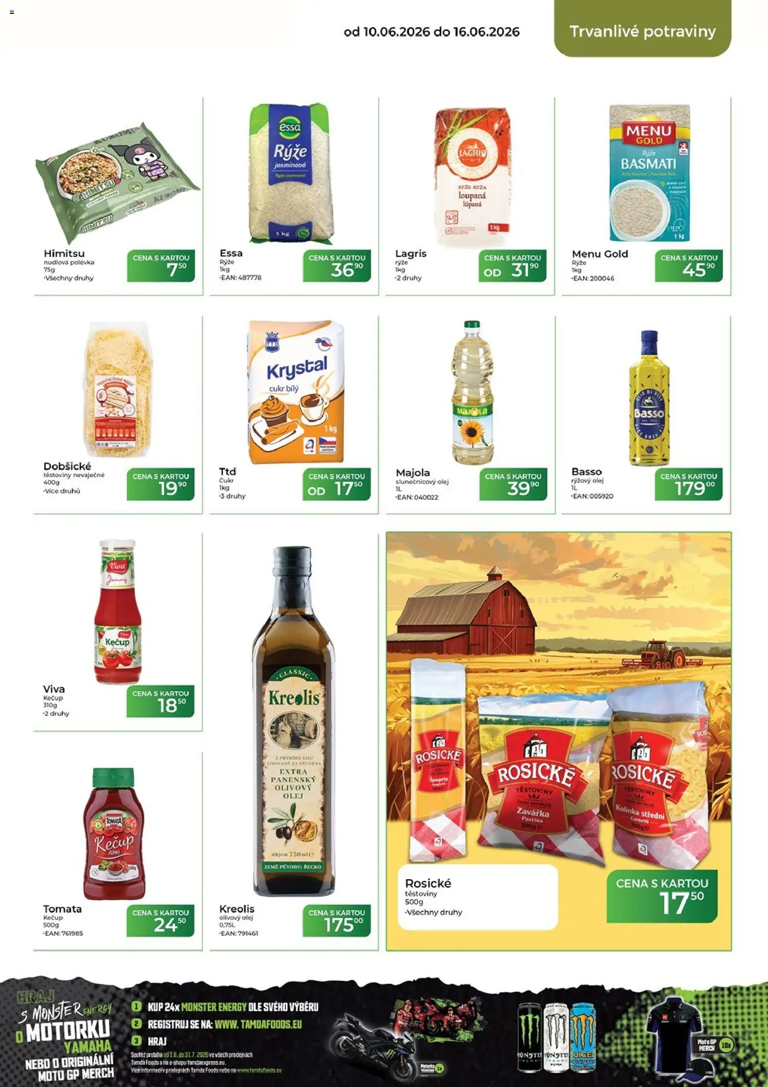 Tamda Foods leták od 10.06.2026 | Strana: 41 | Produkty: Kečup, Monster Energy, Slunečnicový olej, Potraviny