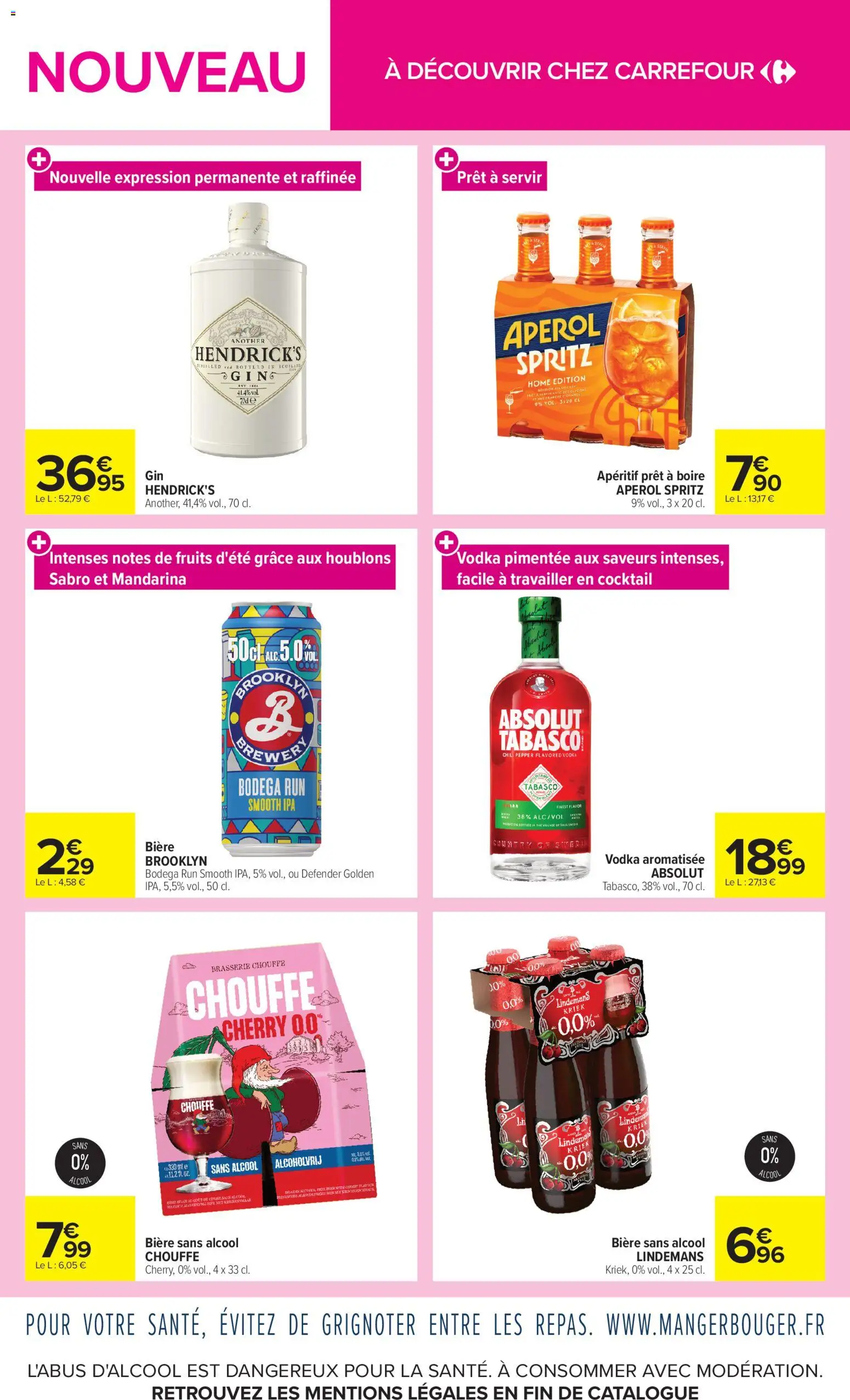 {H1} | Page: 10 | Produits: Vodka, Vodka aromatisée, Tabasco, Gin