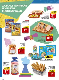 Konzum ponuda - Pregled kataloga iz trgovine Konzum, vrijedi od 17.08.2026 | Stranica: 38 | Proizvodi: Šunka, Leća, Lino, Pecivo