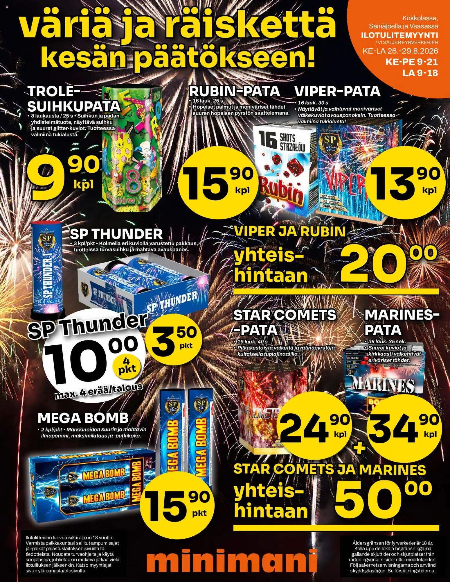 Minimani tarjoukset – voimassa 26/08/2026 alkaen | Sivu: 13