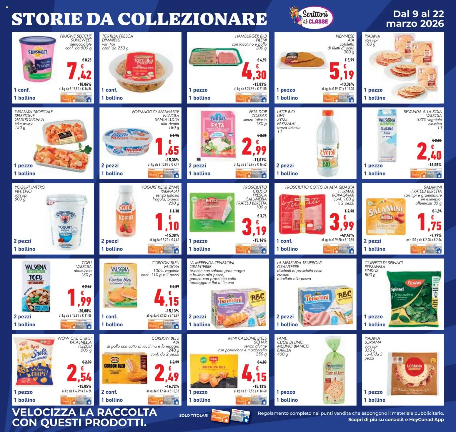 Volantino Conad del 11.03.2026 | Pagina: 27 | Prodotti: Prosciutto Crudo, Tacchino, Mozzarella, Prosciutto