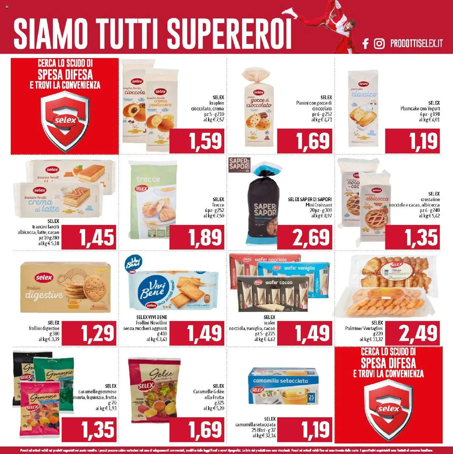Volantino Famila del 01.02.2026 | Pagina: 13 | Prodotti: Yogurt, Frutta, Cocco, Frollini