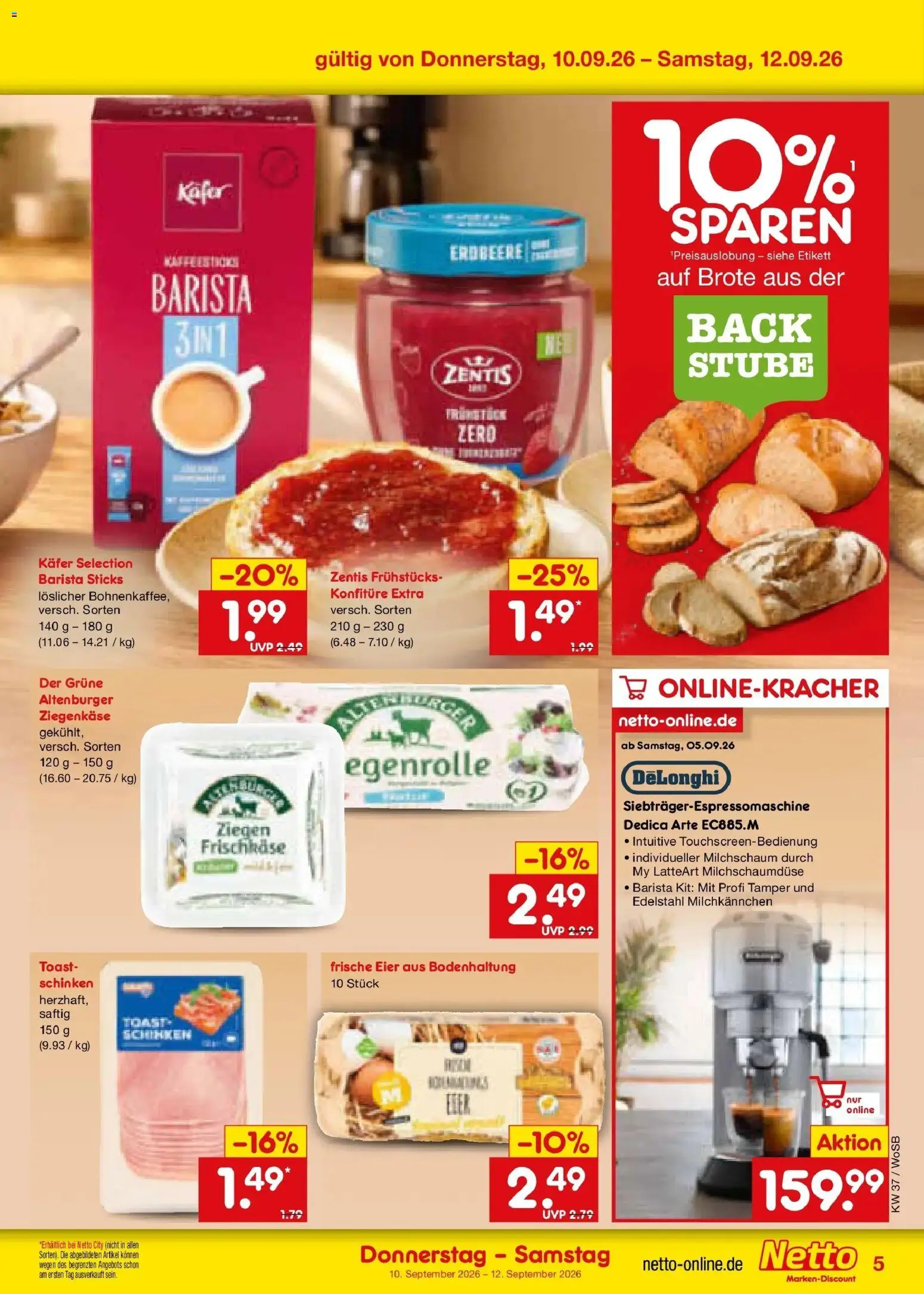 Netto Marken-Discount Prospekt Ludwigshafen-Edigheim – gültig ab 07.09.2026 | Seite: 59 | Produkte: Eier, Toast, Schinken, Frischkase