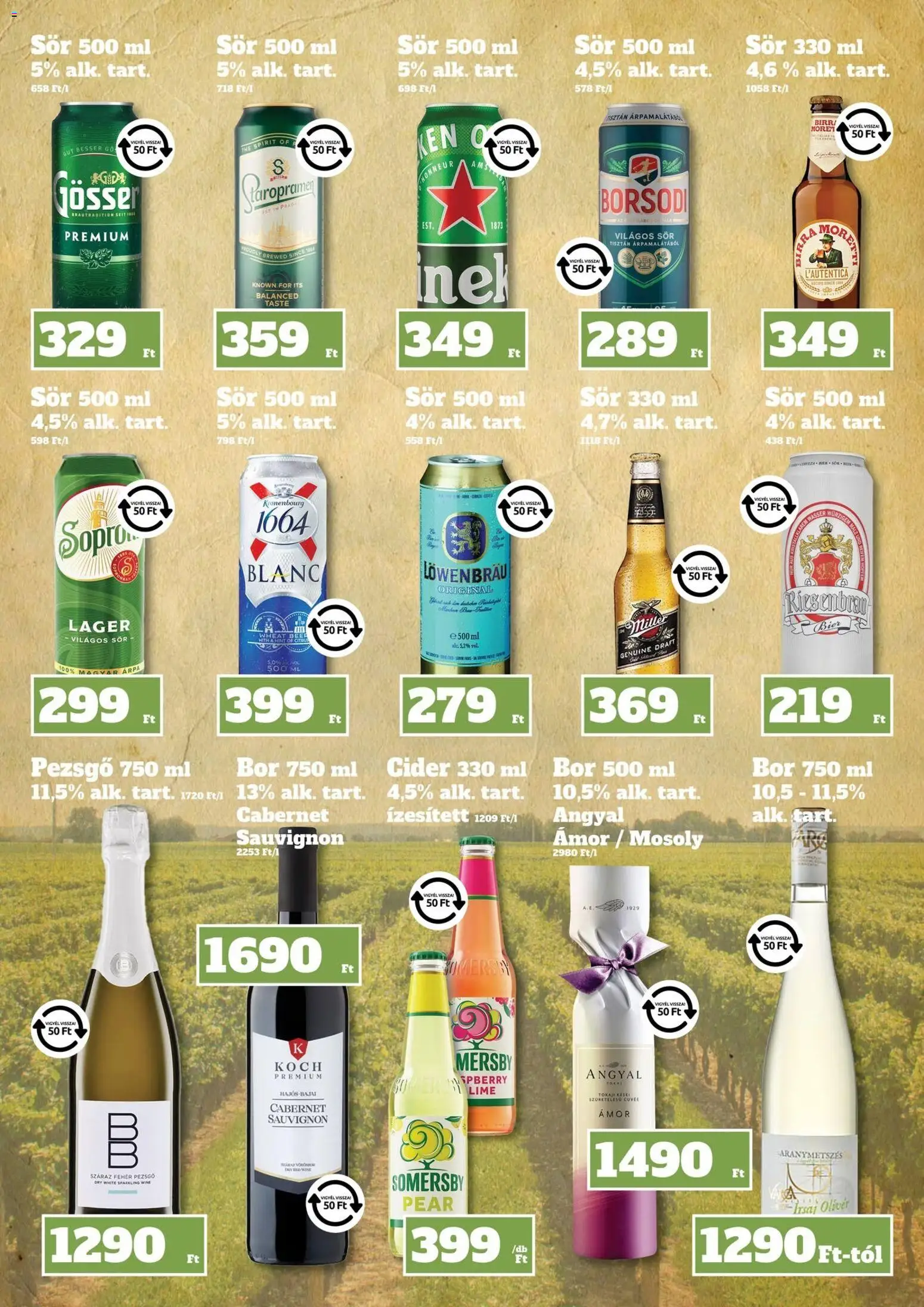 Family Diszkont akciós ujság - amely érvényes a következő dátumtól: 11.06.2026 | Oldal: 12 | Termékek: Pezsgő, Bor, Sör, Só