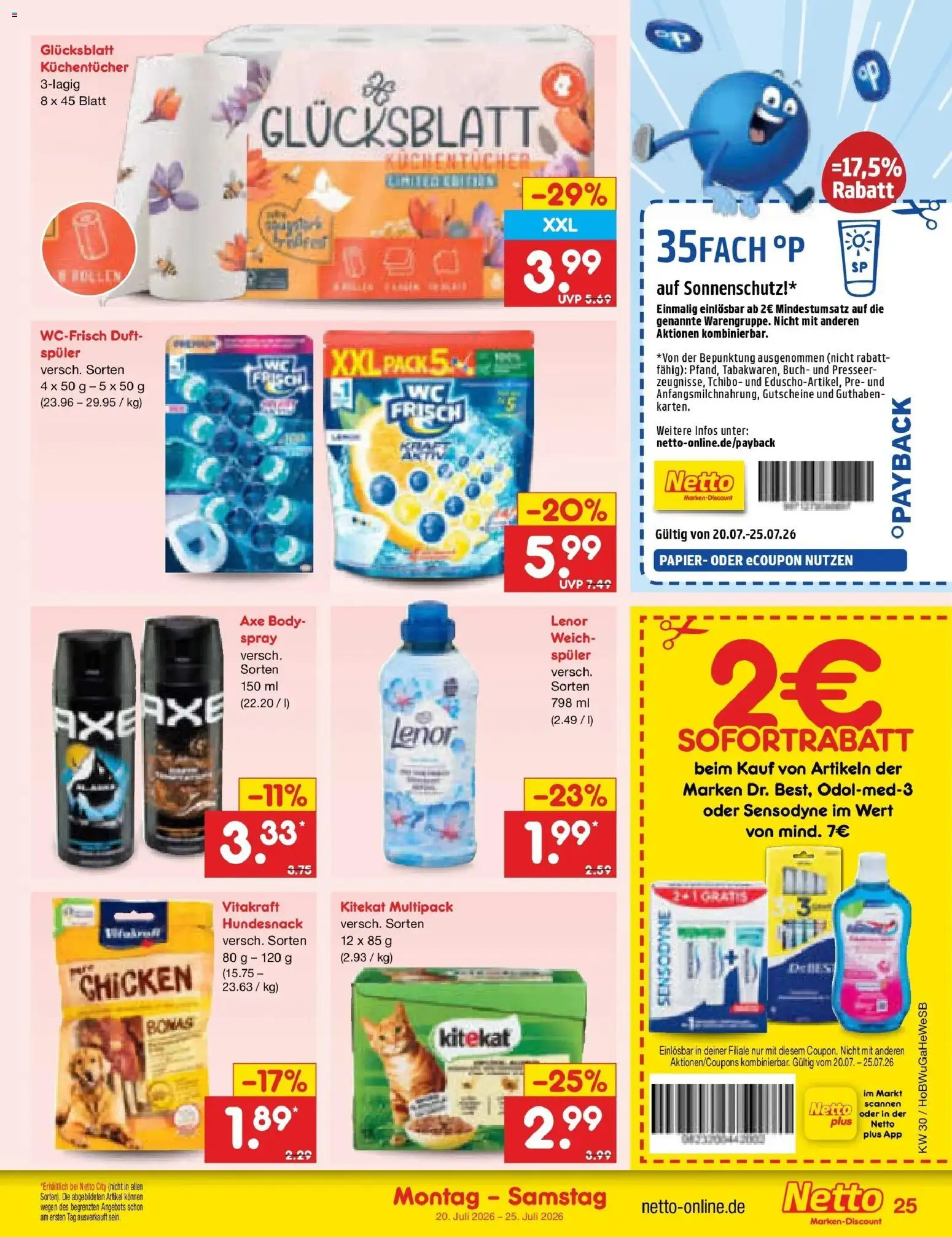 Netto Marken-Discount Prospekt Bremen-Lesum – gültig ab 20.07.2026 | Seite: 41 | Produkte: Lenor, Duft, Axe