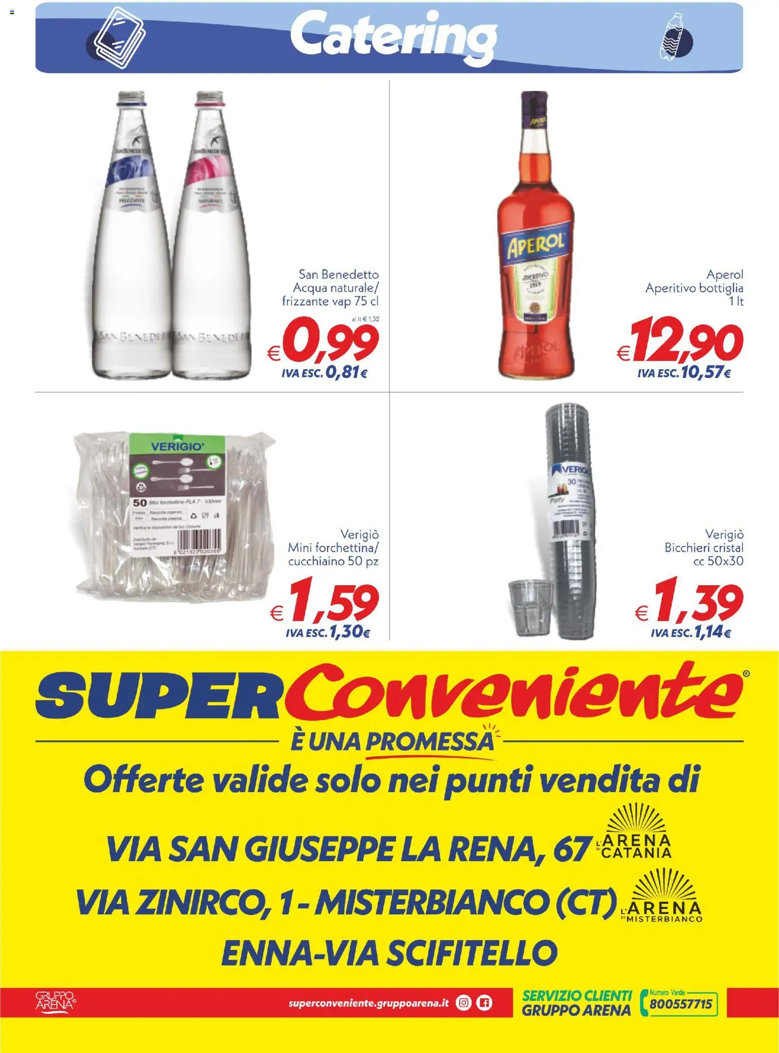 Volantino SuperConveniente del 23/10/2026 | Pagina: 4 | Prodotti: Acqua, Aperol, Bottiglia, Aperitivo