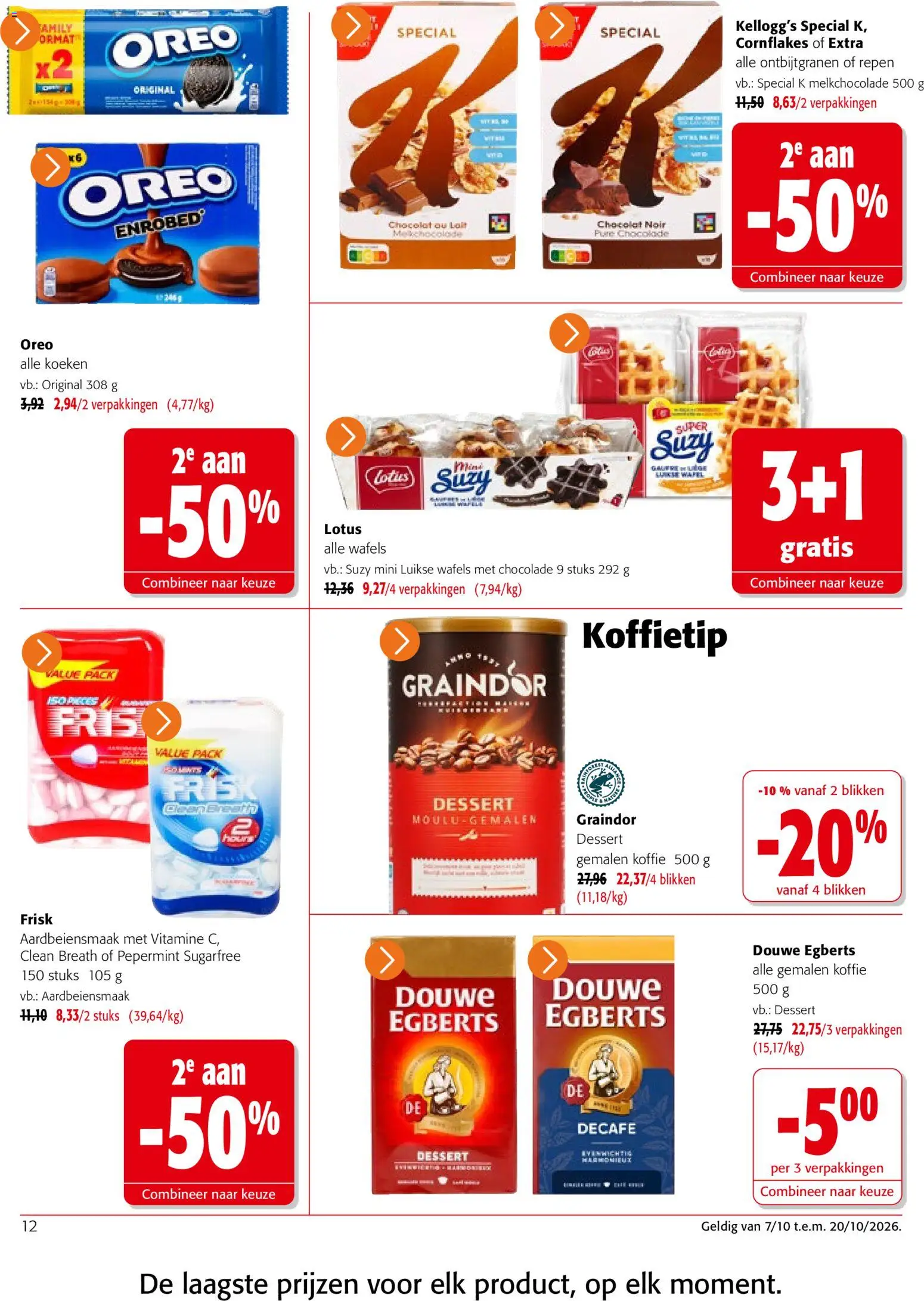 {H1} | Pagina: 12 | Producten: Oreo, Dessert, Repen, Chocolade