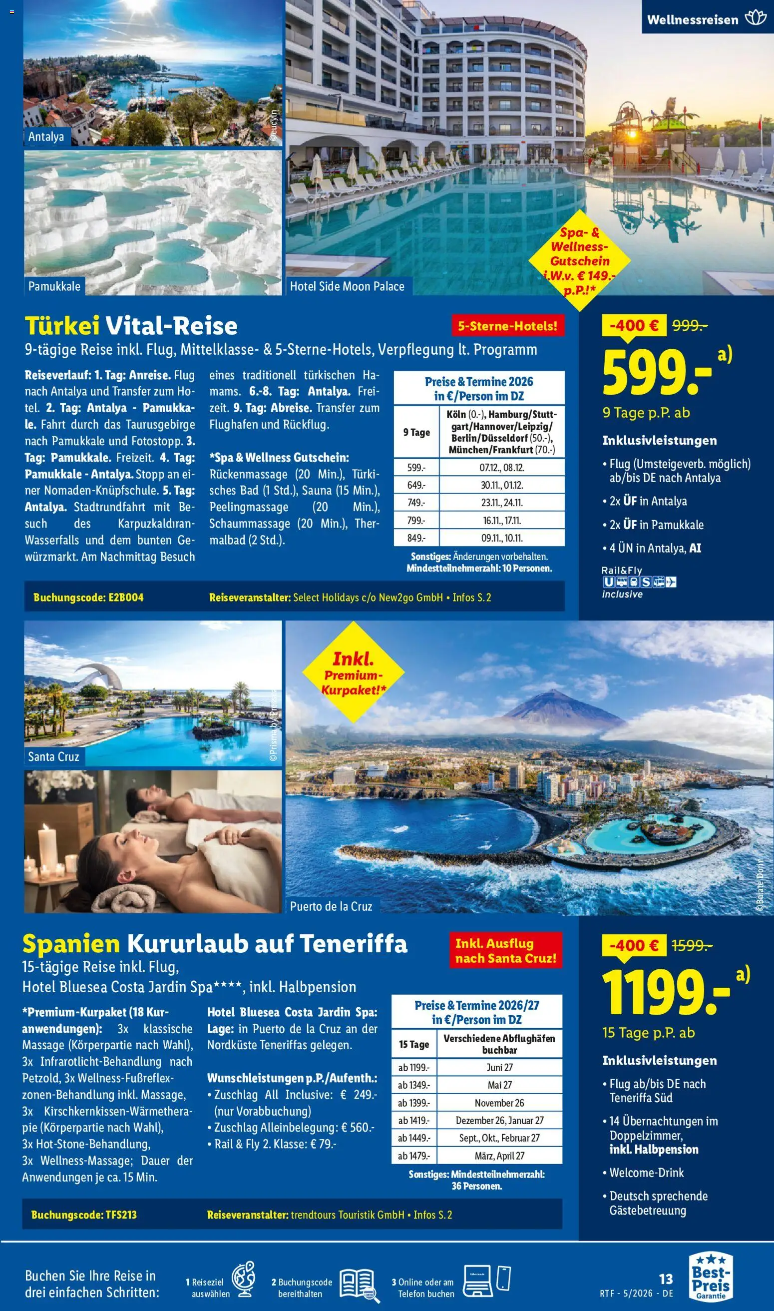 Lidl Reisen Reise-Highlights – gültig ab 12.05.2026 | Seite: 13
