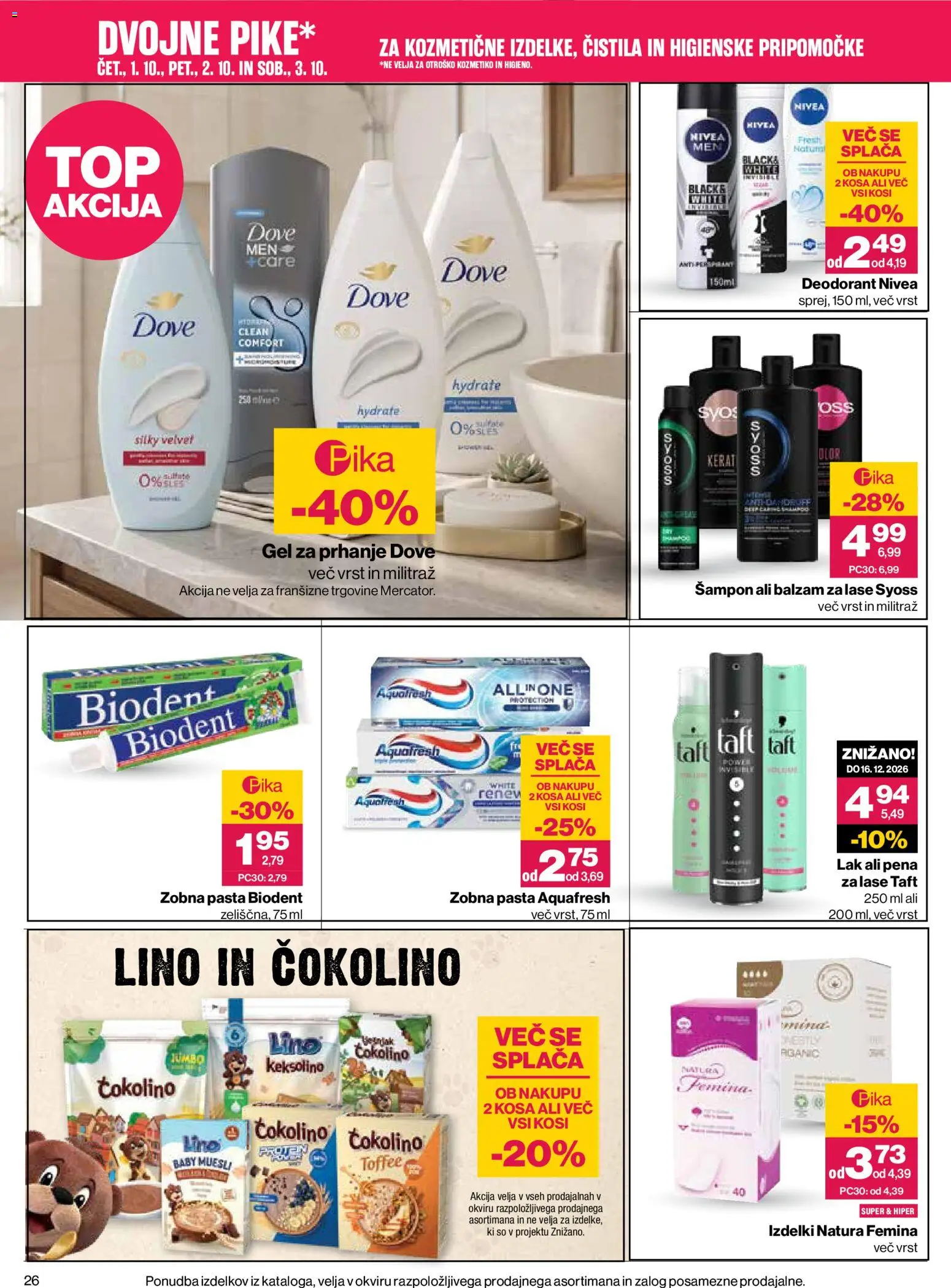 Novi Mercator katalog ponudbe – veljaven od 01.10.2026 | Stran: 26