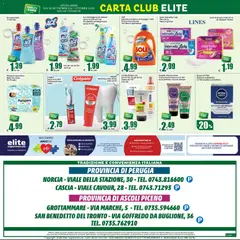 Anteprima del volantino Elite Supermercati volantino Grottammare valido a partire dal 18/09/2026 | Pagina: 20 | Prodotti: Balsamo, Olio, Lavatrice, Aloe vera