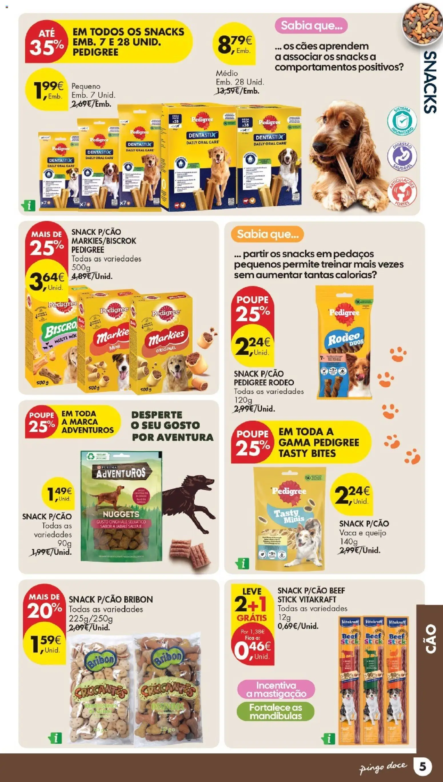 Pingo Doce Folheto Petfood │ válido de 26.05.2026 | Página: 5 | Produtos: Queijo, Nuggets