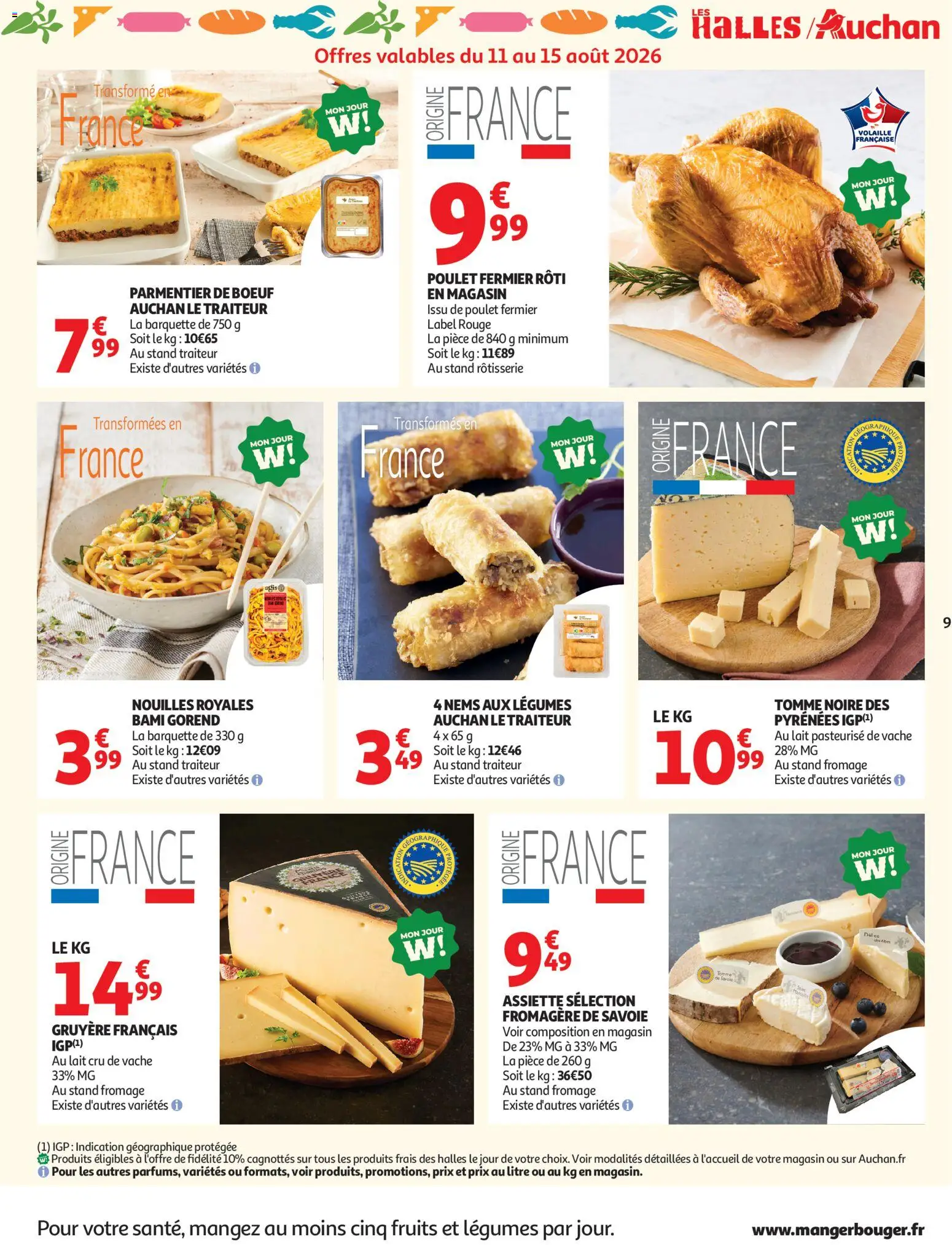 {H1} | Pagina: 9 | Producten: Gruyère, La