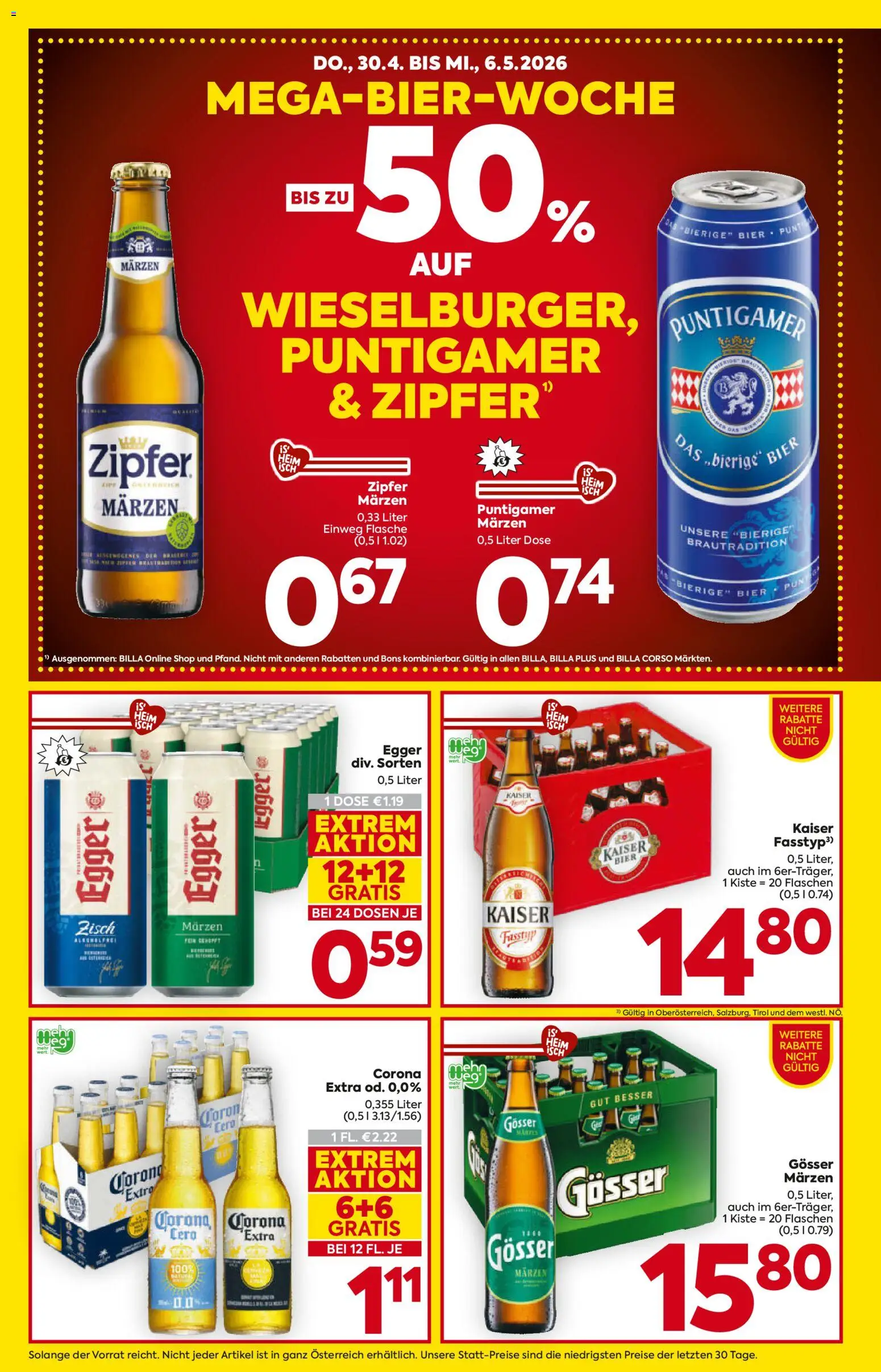 Billa Flugblatt - Salzburg gültig ab 30.04.2026 | Seite: 2